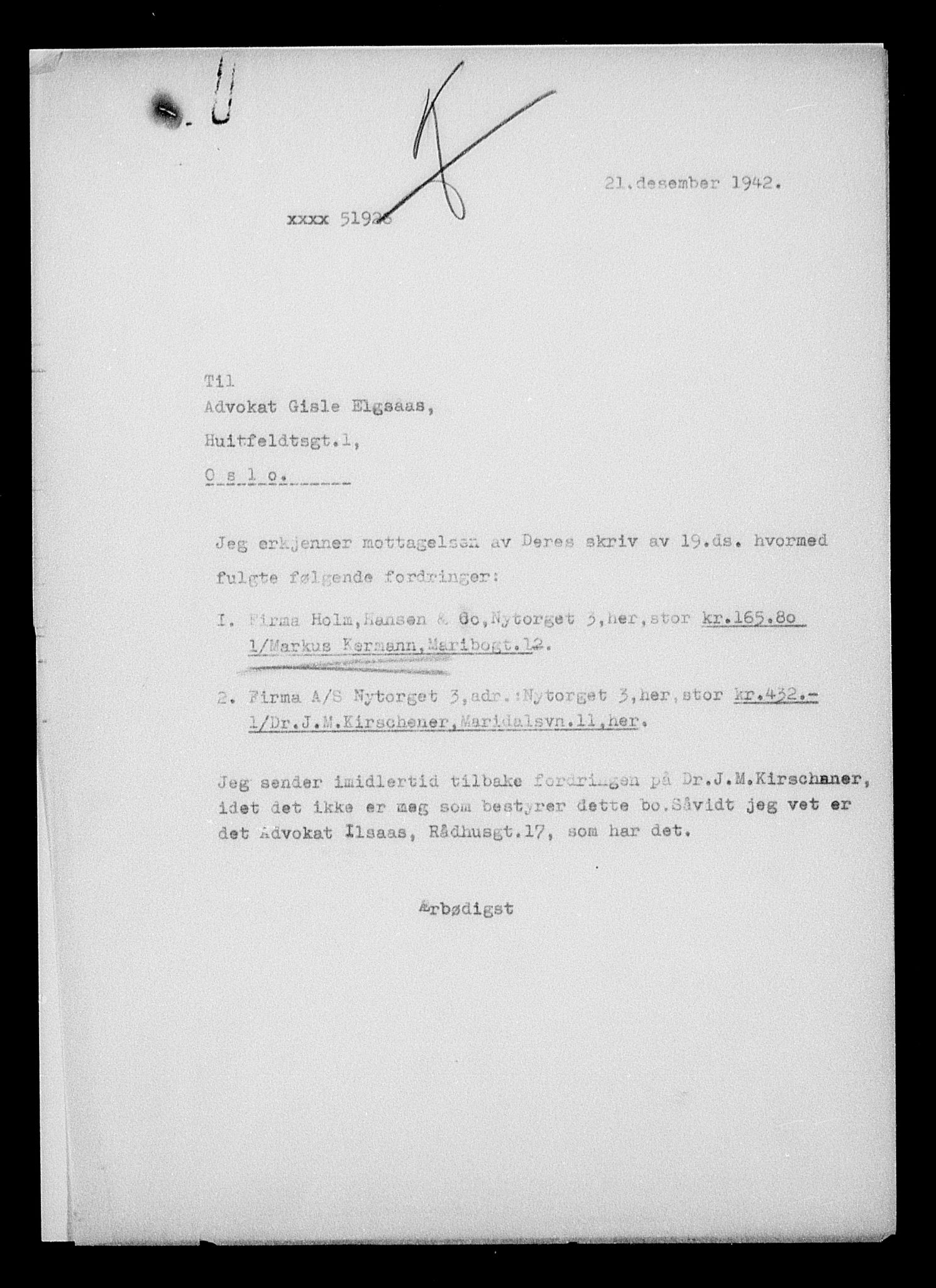 Justisdepartementet, Tilbakeføringskontoret for inndratte formuer, AV/RA-S-1564/H/Hc/Hcc/L0951: --, 1945-1947, p. 25