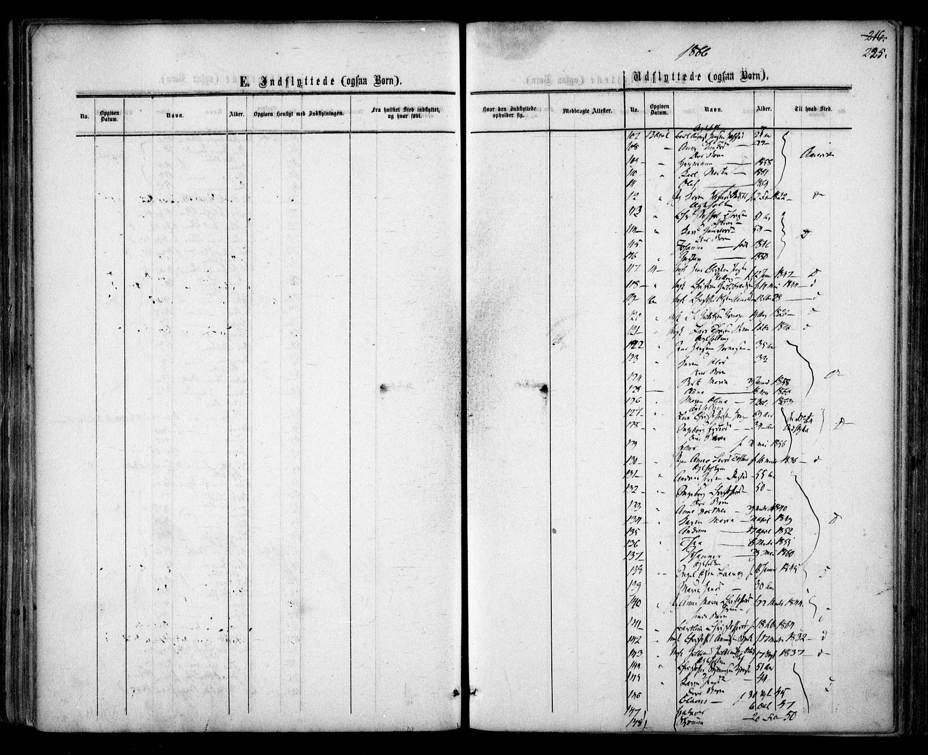 Nannestad prestekontor Kirkebøker, AV/SAO-A-10414a/F/Fa/L0012: Parish register (official) no. I 12, 1860-1872, p. 225