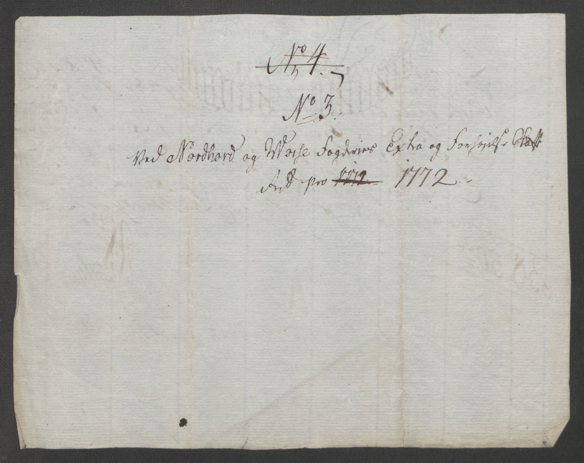 Rentekammeret inntil 1814, Reviderte regnskaper, Fogderegnskap, AV/RA-EA-4092/R51/L3303: Ekstraskatten Nordhordland og Voss, 1762-1772, p. 679