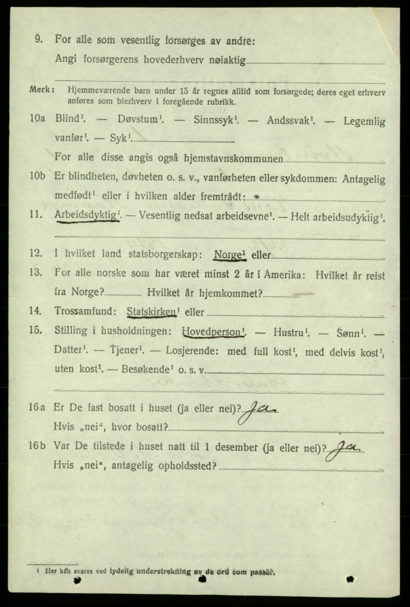 SAB, 1920 census for Kvinnherad, 1920, p. 3729