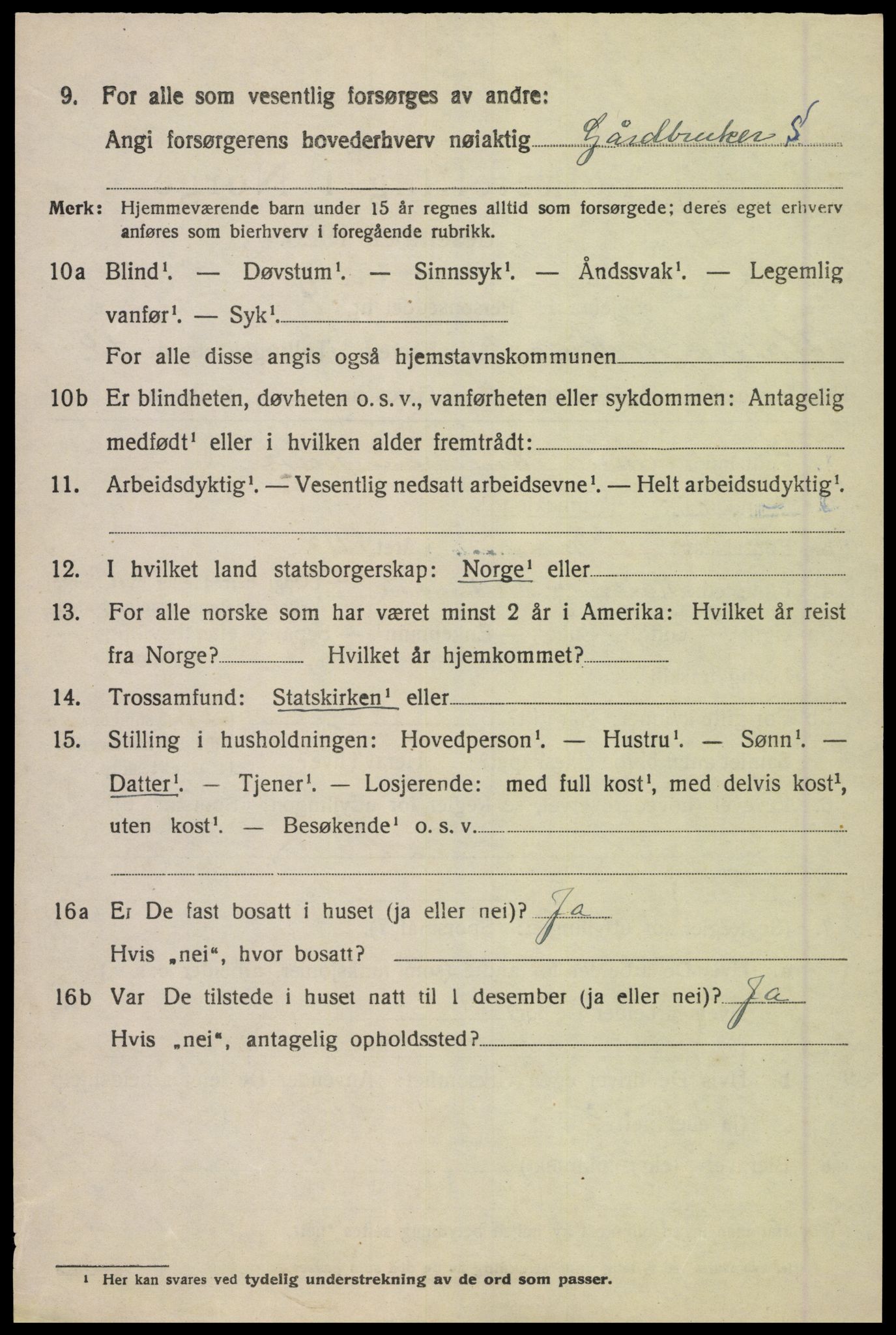 SAK, 1920 census for Halse og Harkmark, 1920, p. 6164
