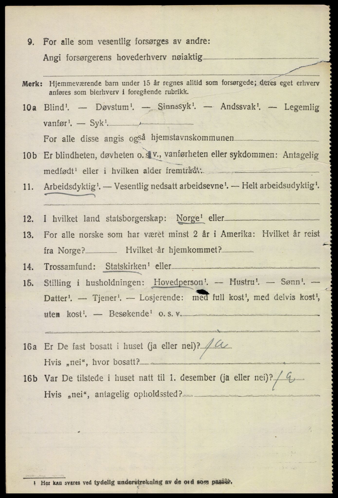 SAH, 1920 census for Brandval, 1920, p. 5773