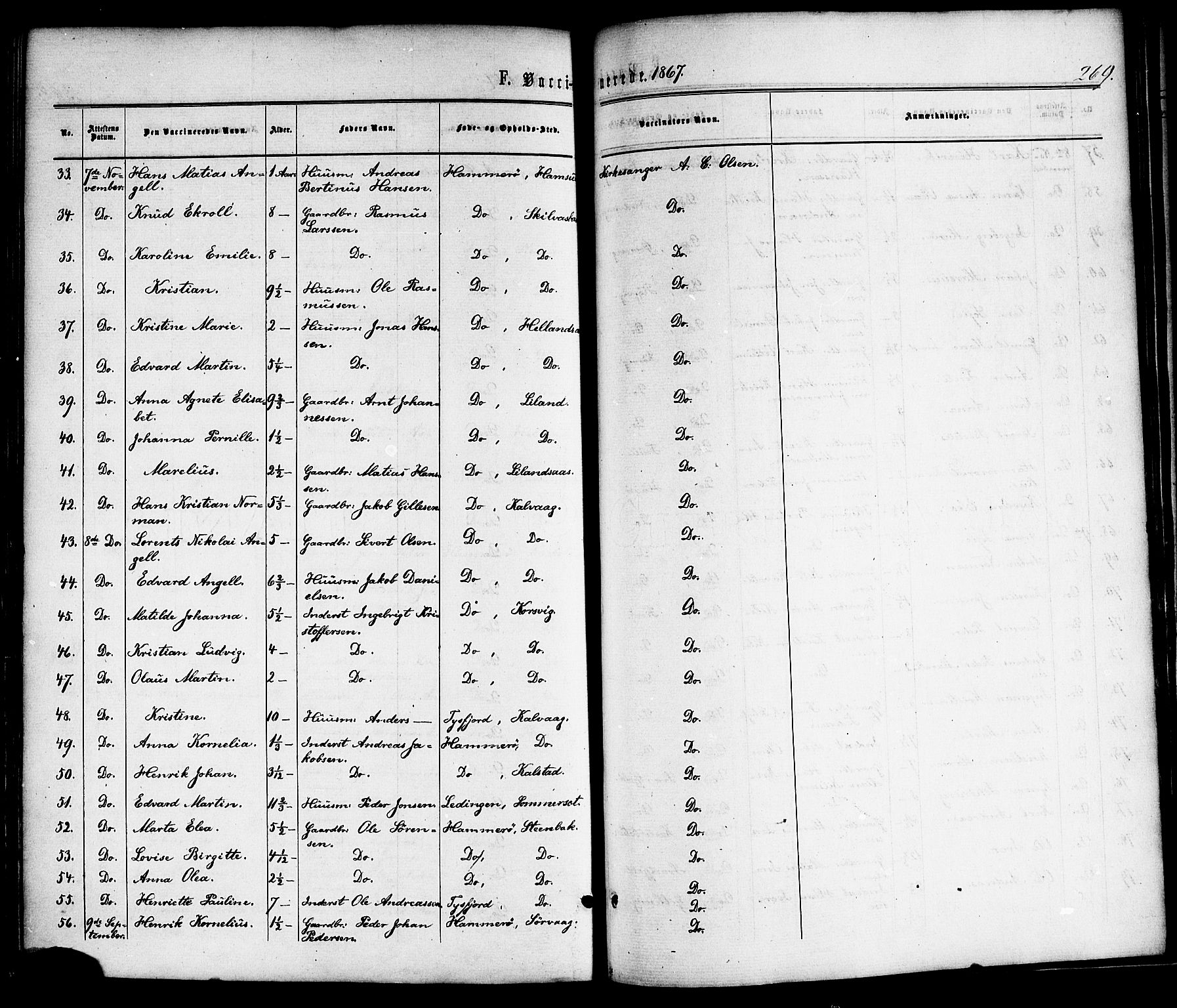 Ministerialprotokoller, klokkerbøker og fødselsregistre - Nordland, AV/SAT-A-1459/859/L0845: Parish register (official) no. 859A05, 1863-1877, p. 269