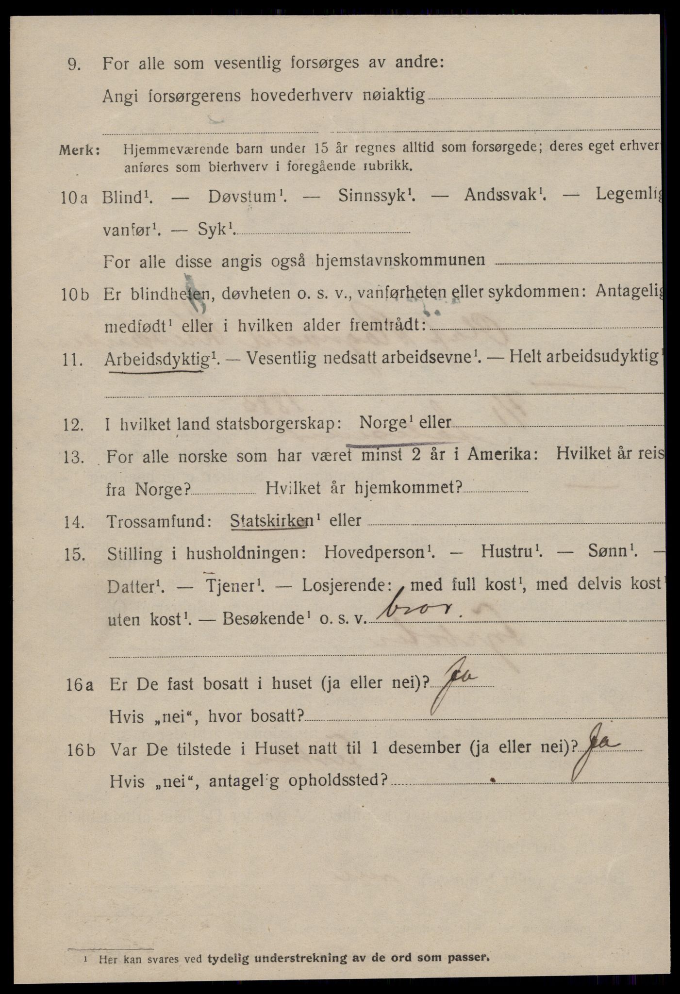 SAT, 1920 census for Ålesund, 1920, p. 43213