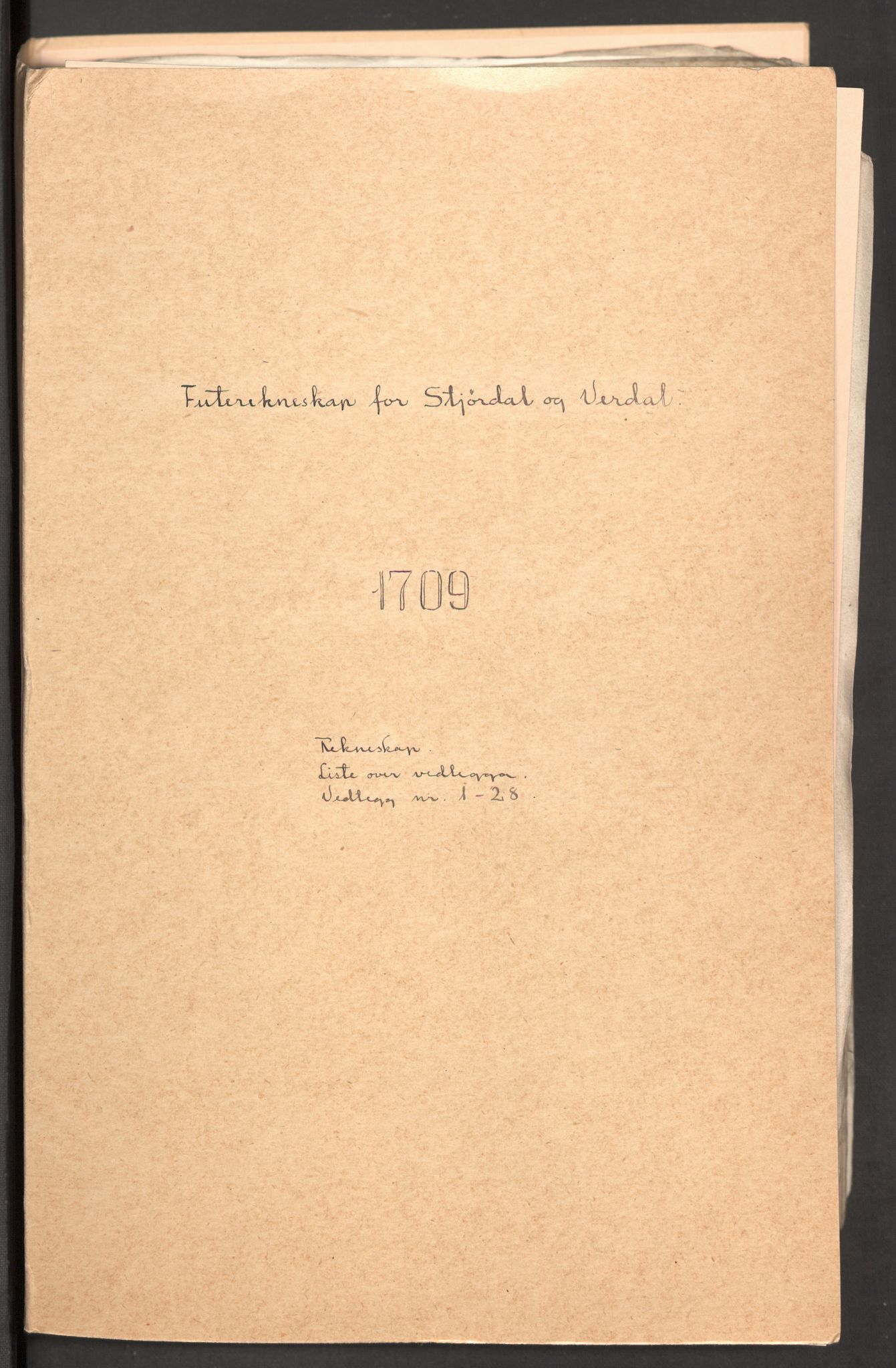 Rentekammeret inntil 1814, Reviderte regnskaper, Fogderegnskap, AV/RA-EA-4092/R62/L4199: Fogderegnskap Stjørdal og Verdal, 1709, p. 2