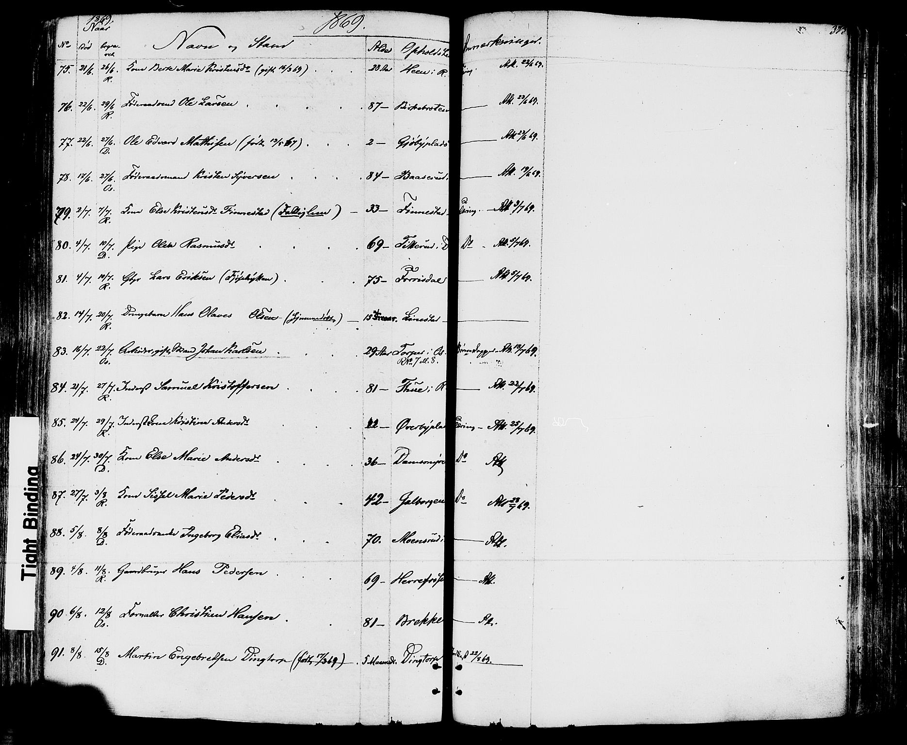 Rakkestad prestekontor Kirkebøker, SAO/A-2008/F/Fa/L0011: Parish register (official) no. I 11, 1862-1877, p. 373