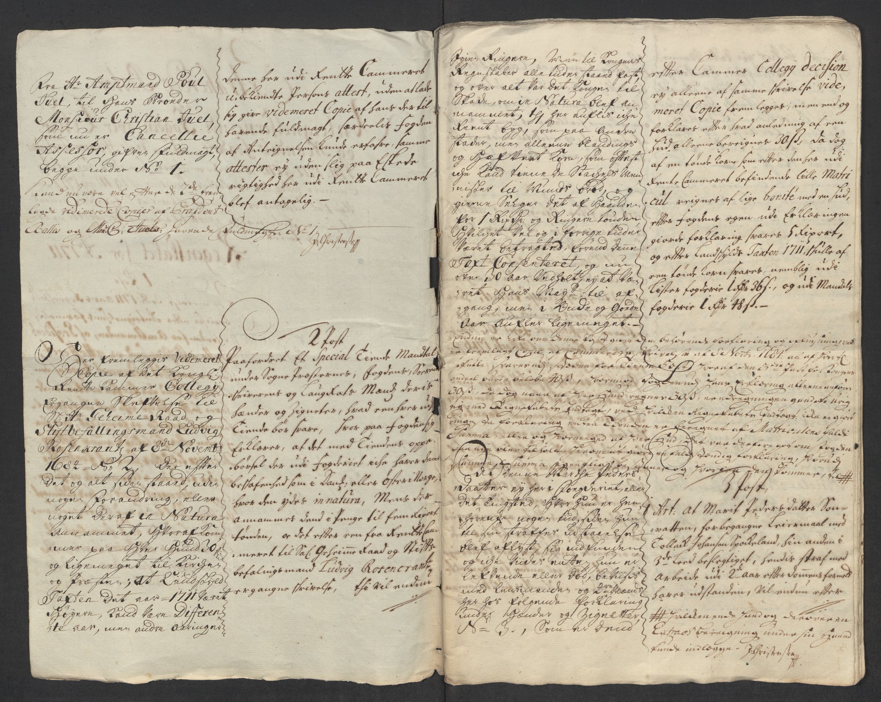Rentekammeret inntil 1814, Reviderte regnskaper, Fogderegnskap, RA/EA-4092/R43/L2557: Fogderegnskap Lista og Mandal, 1711-1713, p. 317