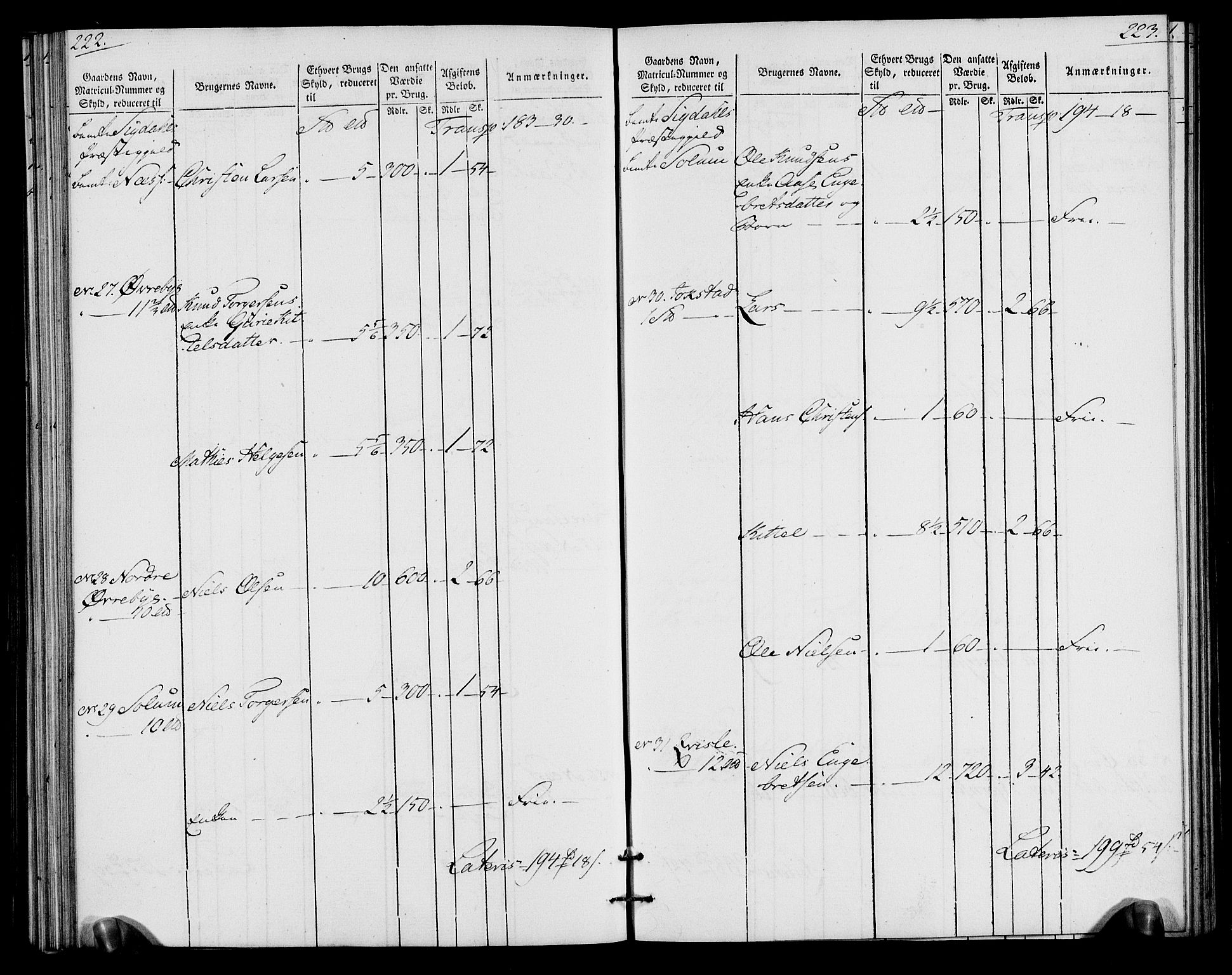 Rentekammeret inntil 1814, Realistisk ordnet avdeling, AV/RA-EA-4070/N/Ne/Nea/L0065: Buskerud fogderi. Oppebørselsregister for Eiker, Modum og Sigdal prestegjeld, 1803-1804, p. 115