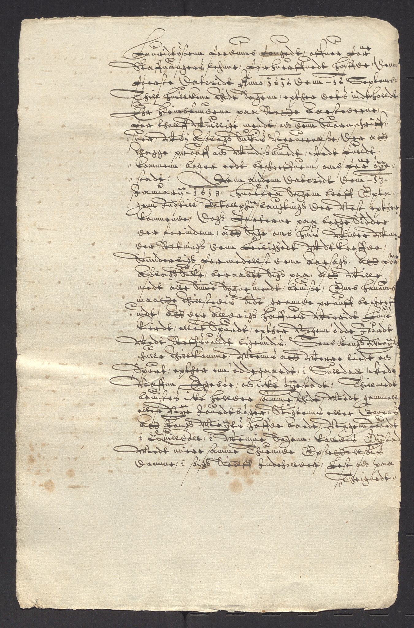 Stavanger len, AV/SAST-A-101870/Oa/L0016: Dommer, brev m.m., 1615-1644, p. 172