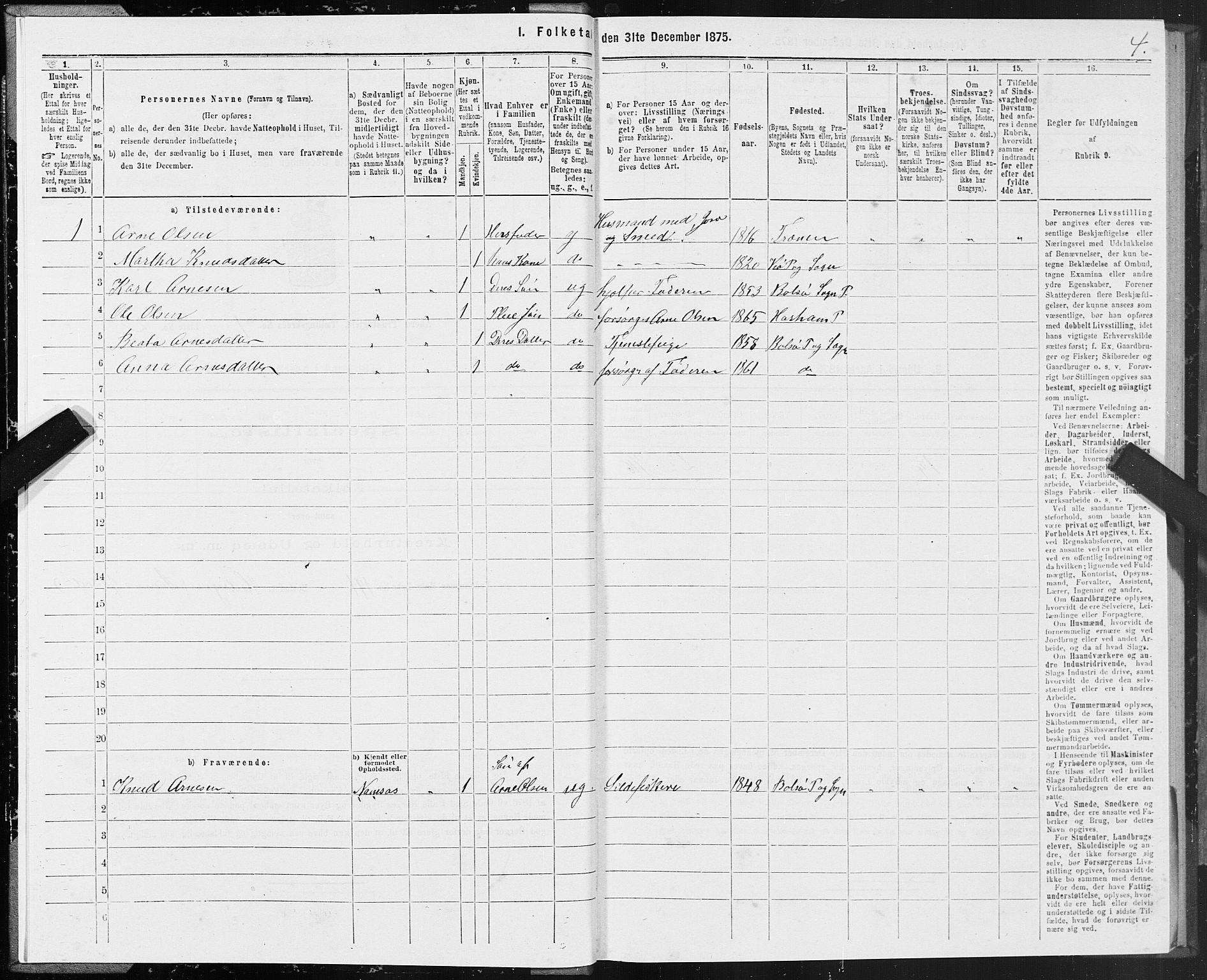 SAT, 1875 census for 1545P Aukra, 1875, p. 1004