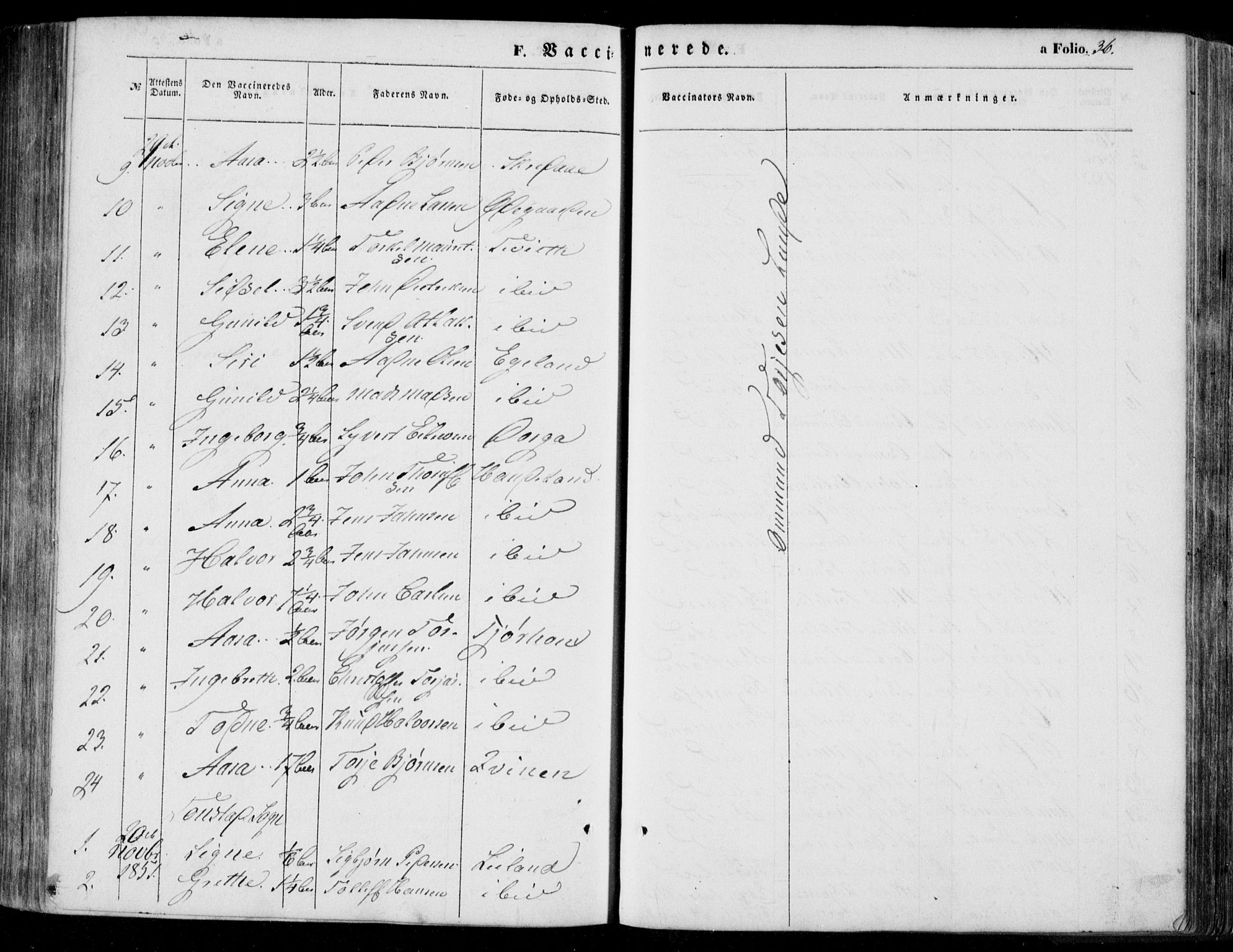 Bakke sokneprestkontor, AV/SAK-1111-0002/F/Fa/Faa/L0005: Parish register (official) no. A 5, 1847-1855, p. 36