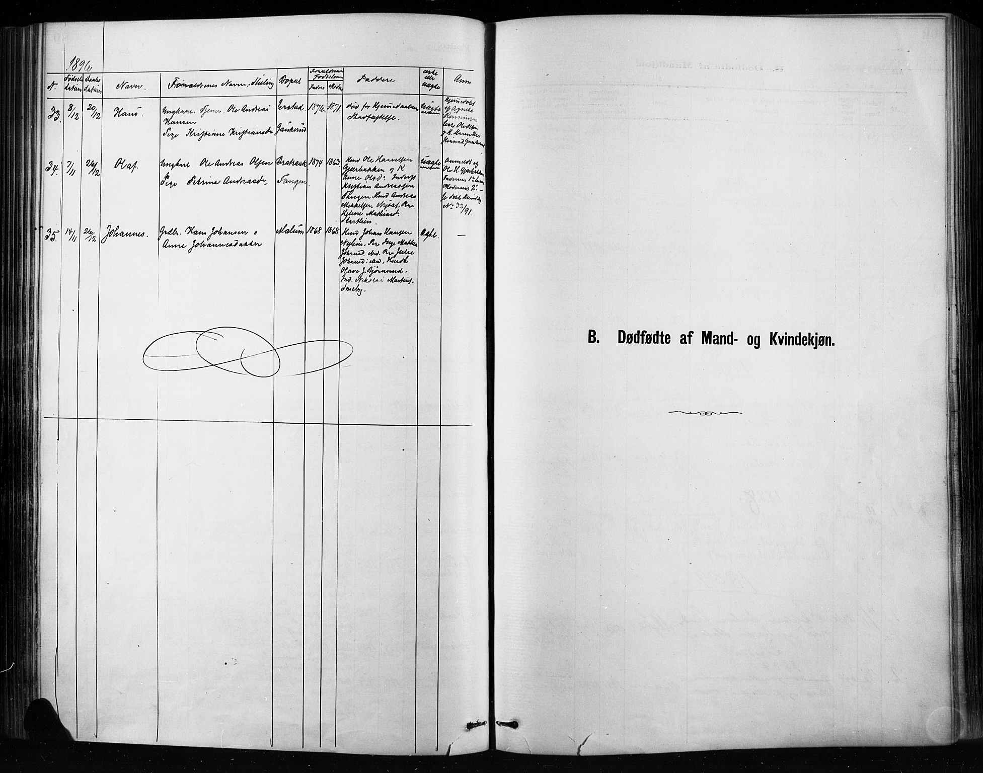 Nordre Land prestekontor, SAH/PREST-124/H/Ha/Haa/L0004: Parish register (official) no. 4, 1882-1896