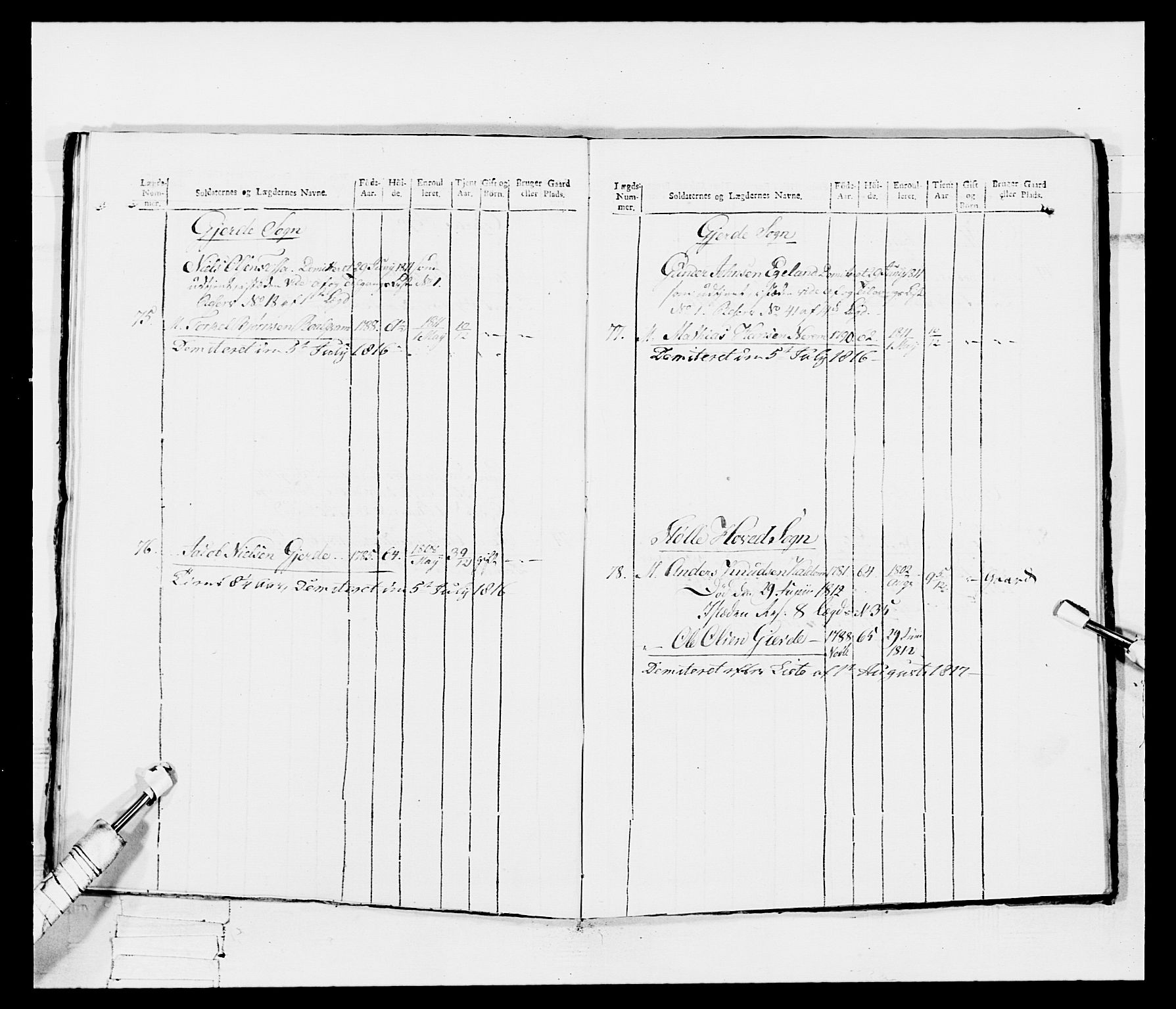 Generalitets- og kommissariatskollegiet, Det kongelige norske kommissariatskollegium, AV/RA-EA-5420/E/Eh/L0113: Vesterlenske nasjonale infanteriregiment, 1812, p. 657