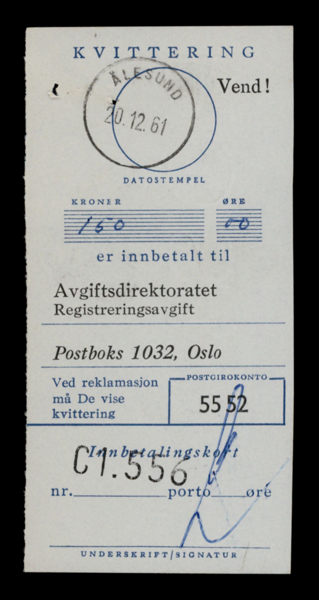 Møre og Romsdal vegkontor - Ålesund trafikkstasjon, SAT/A-4099/F/Fe/L0003: Registreringskort for kjøretøy T 232 - T 340, 1927-1998, p. 2824