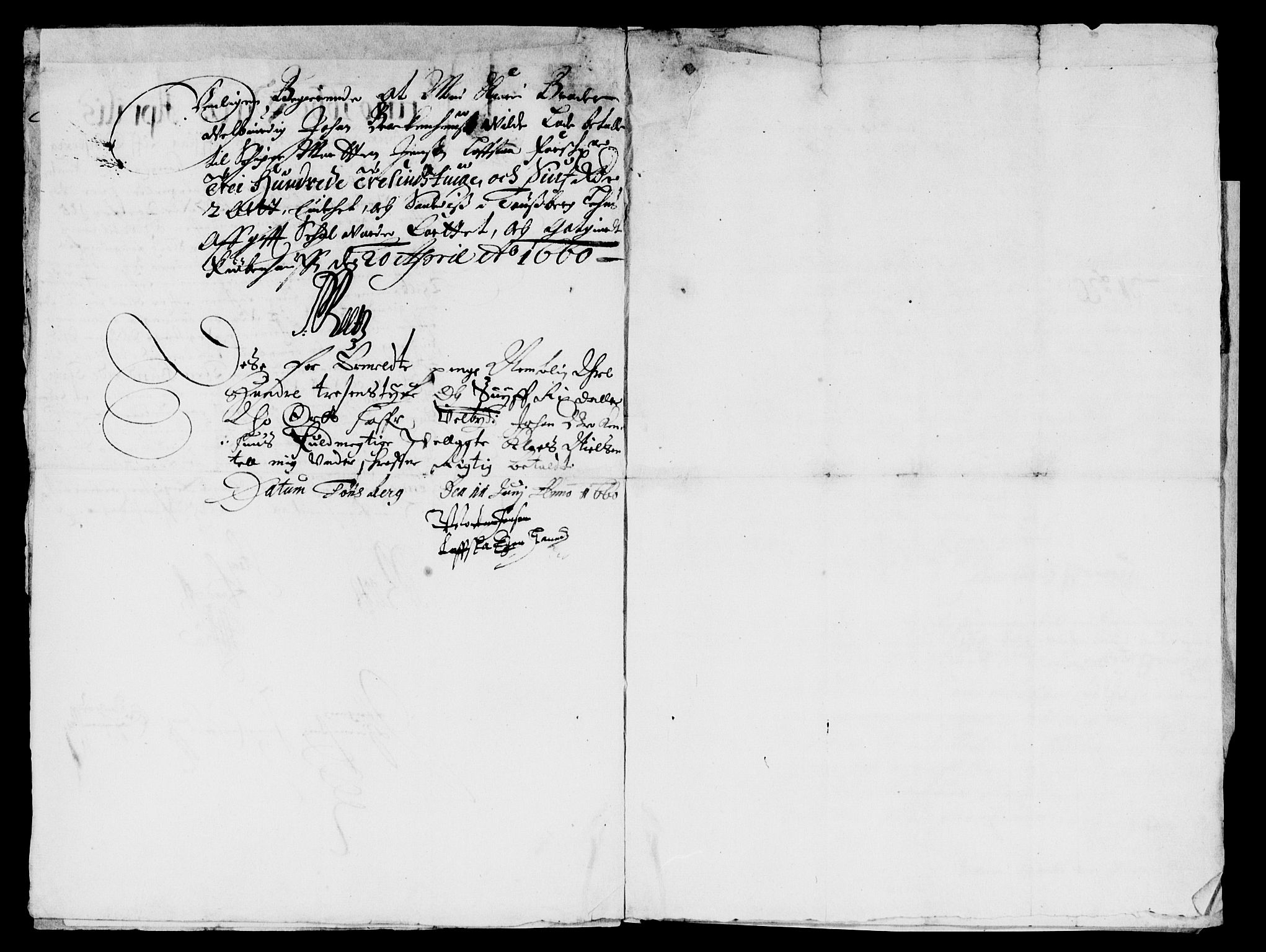 Rentekammeret inntil 1814, Reviderte regnskaper, Lensregnskaper, AV/RA-EA-5023/R/Rb/Rbo/L0035: Tønsberg len, 1658-1661