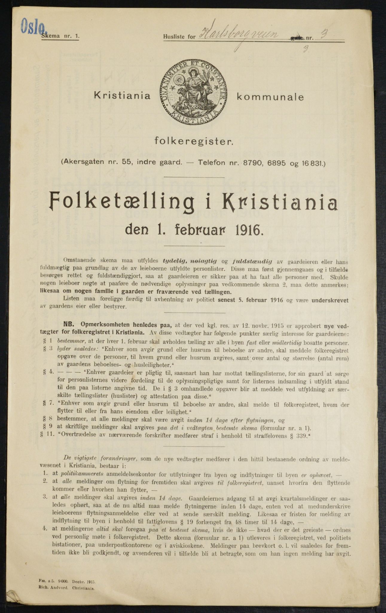 OBA, Municipal Census 1916 for Kristiania, 1916, p. 49972