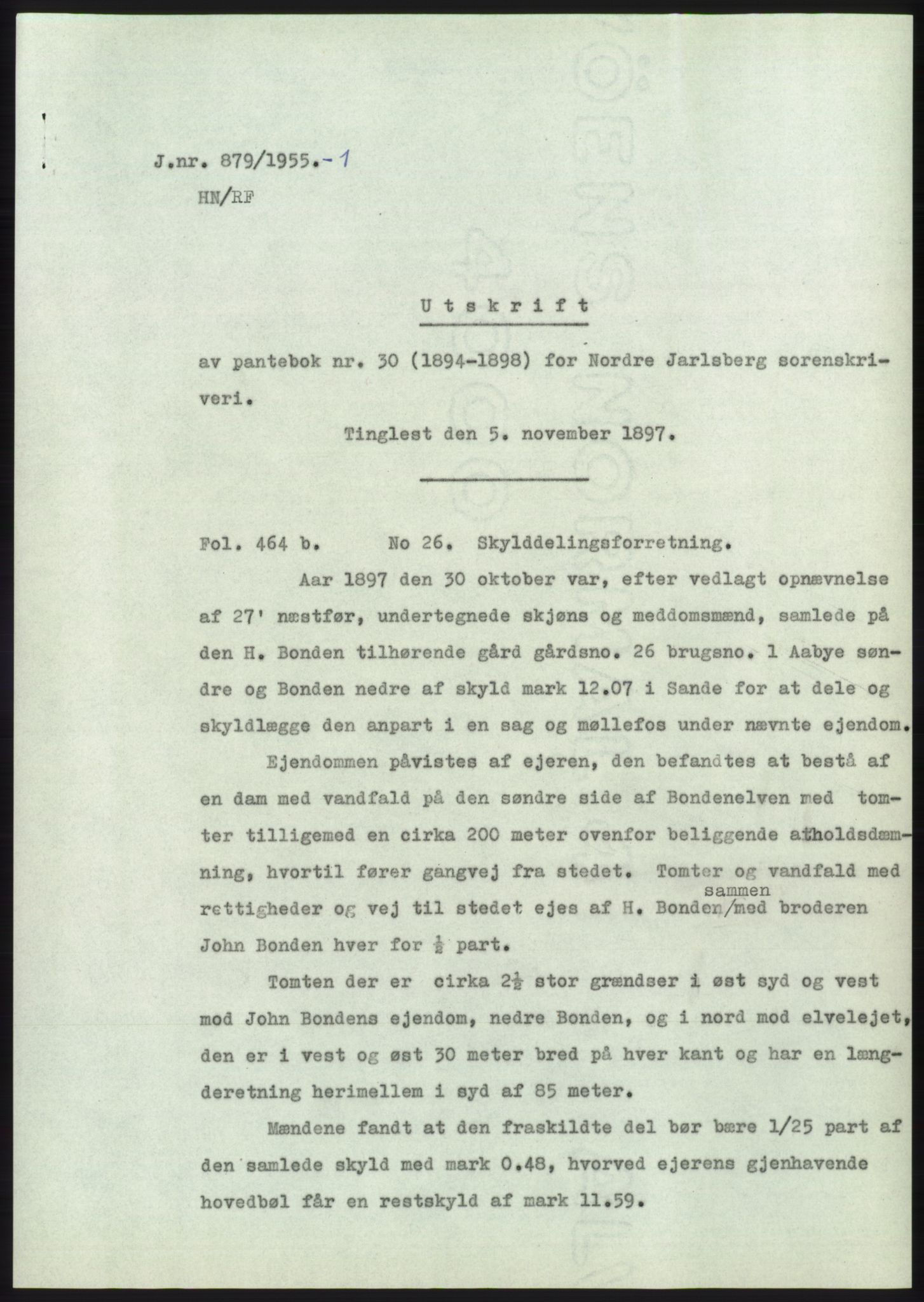 Statsarkivet i Kongsberg, SAKO/A-0001, 1955, p. 71