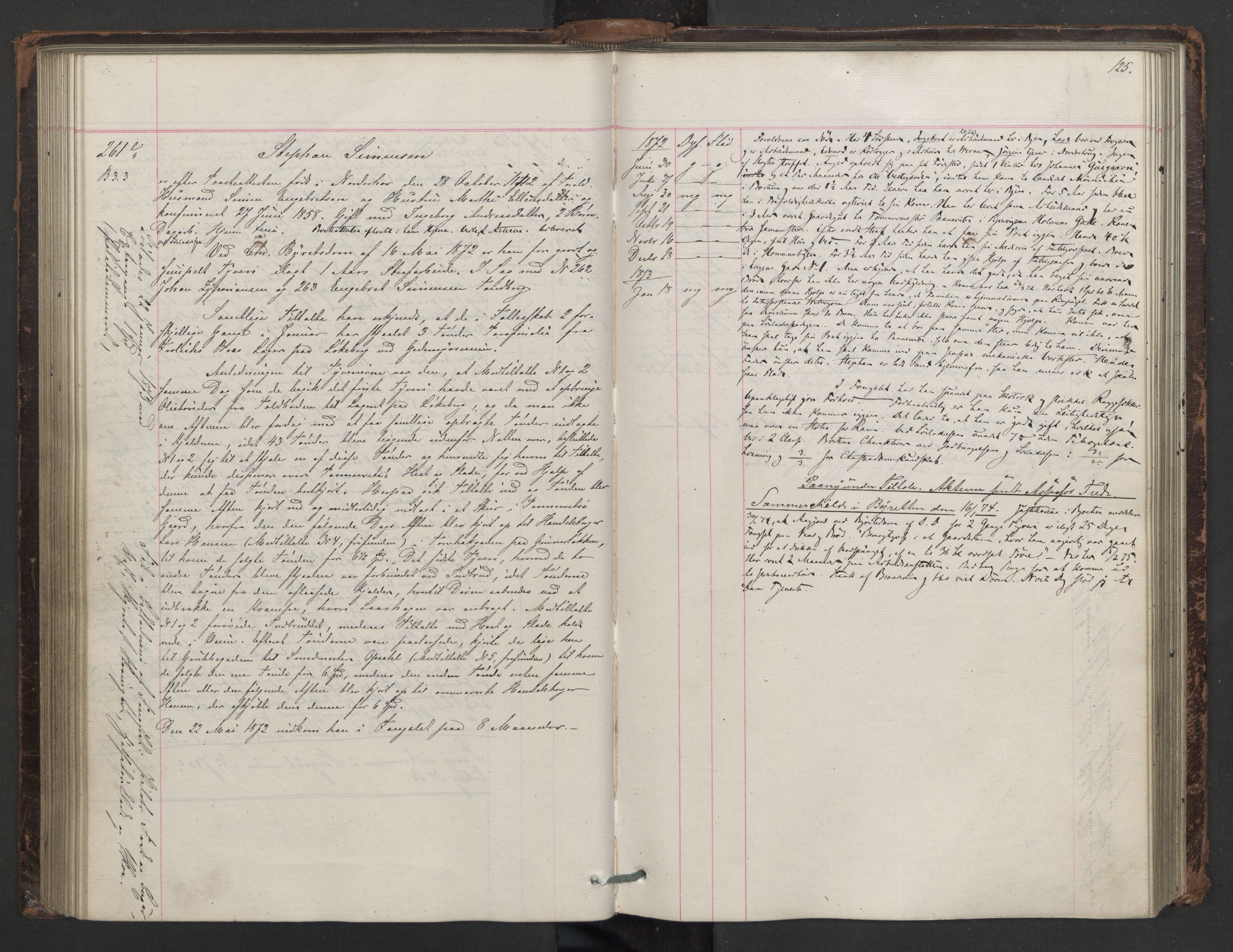 Botsfengslet, AV/RA-S-1539/D/Db/Dbb/L0014: 137e - 437e, 1871-1873, p. 125