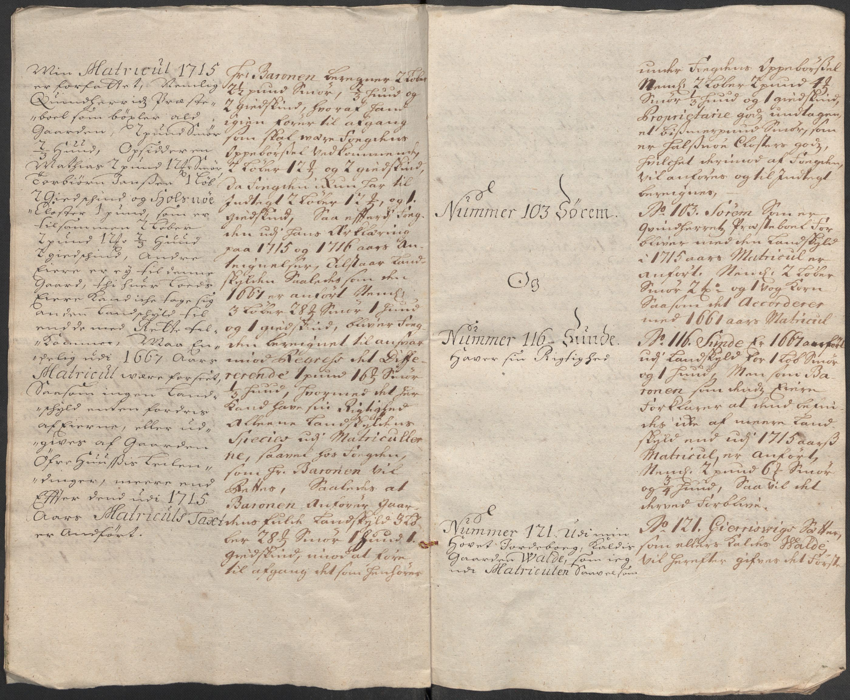 Rentekammeret inntil 1814, Reviderte regnskaper, Fogderegnskap, AV/RA-EA-4092/R49/L3140: Fogderegnskap Rosendal Baroni, 1718-1720, p. 173