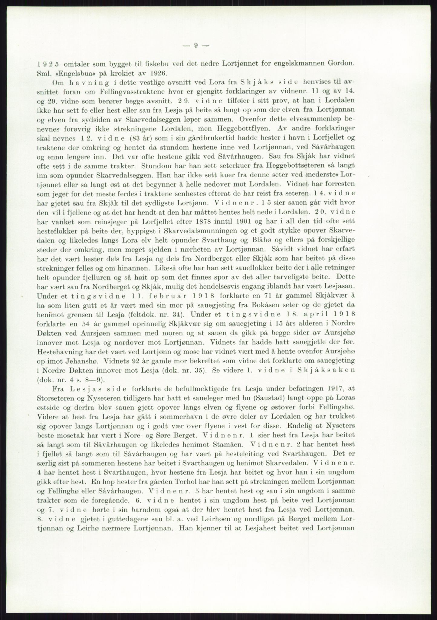 Høyfjellskommisjonen, AV/RA-S-1546/X/Xa/L0001: Nr. 1-33, 1909-1953, p. 2975