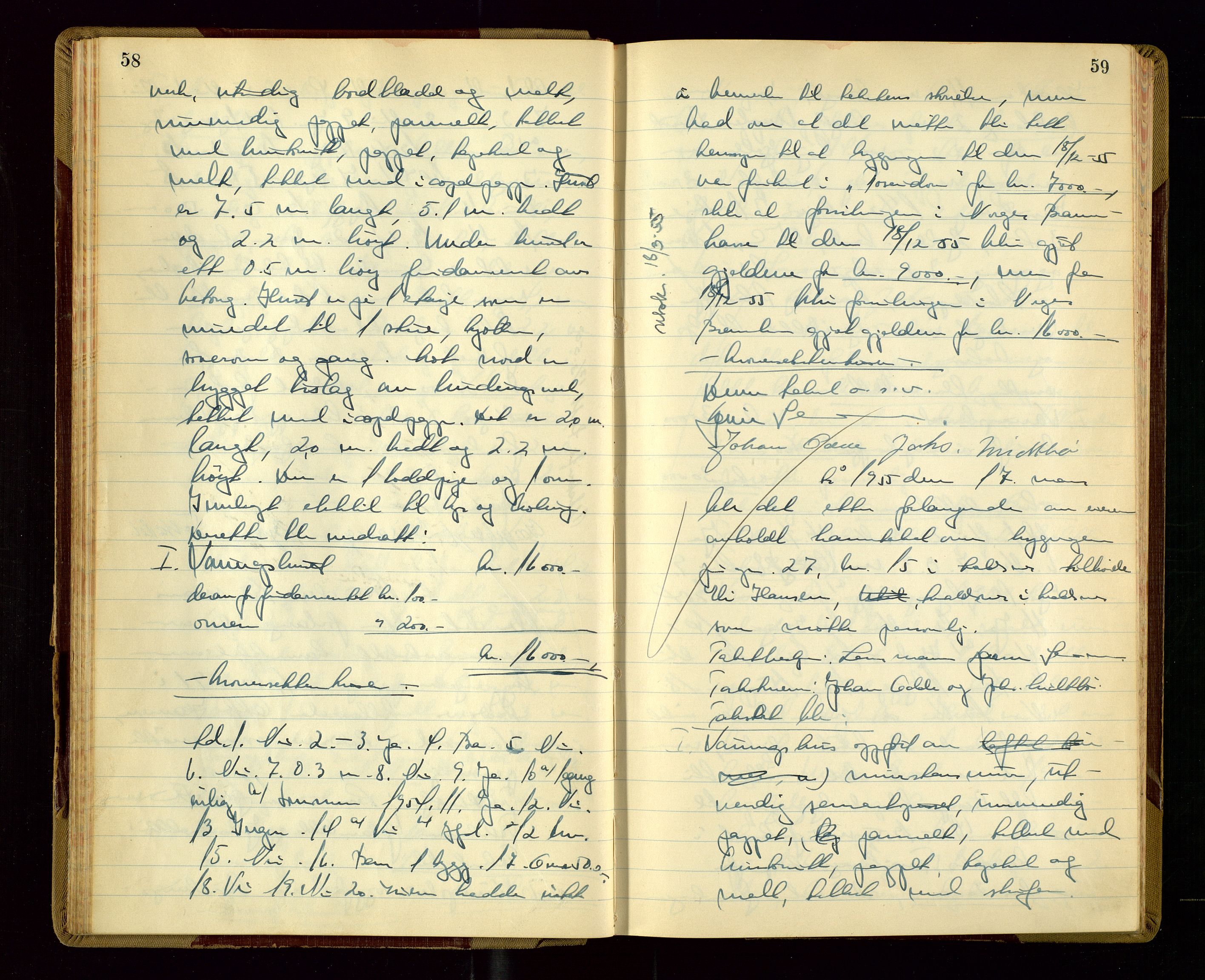 Avaldsnes lensmannskontor, AV/SAST-A-100286/Goa/L0010: "Branntakstprotokoll", 1955, p. 58-59