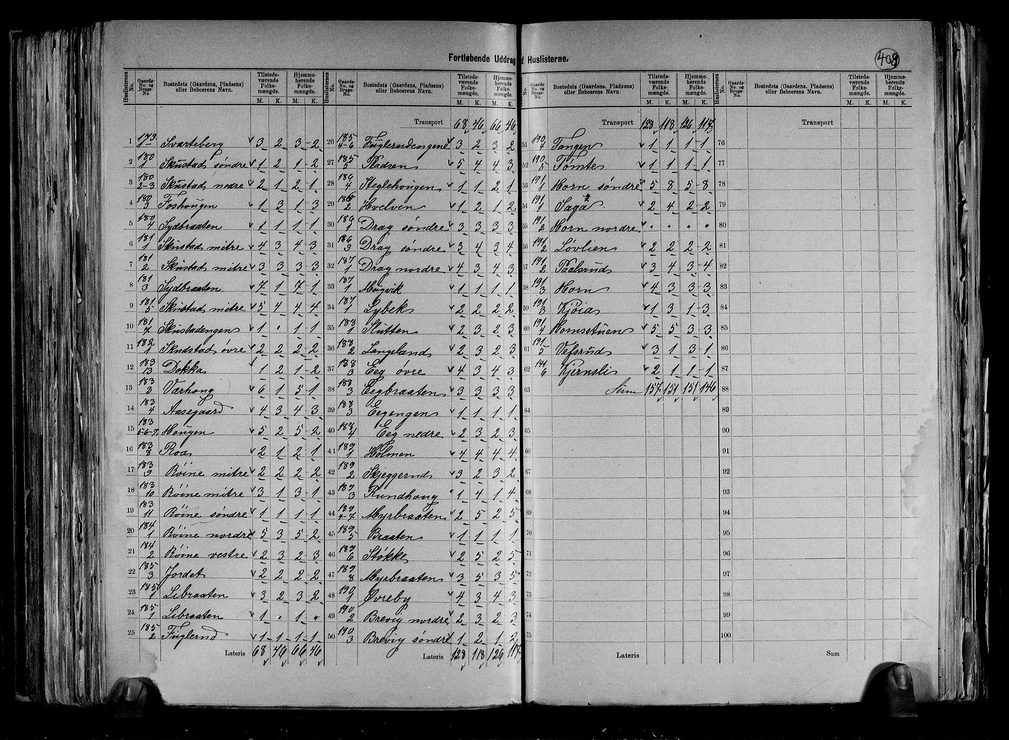 RA, 1891 census for 0626 Lier, 1891, p. 35
