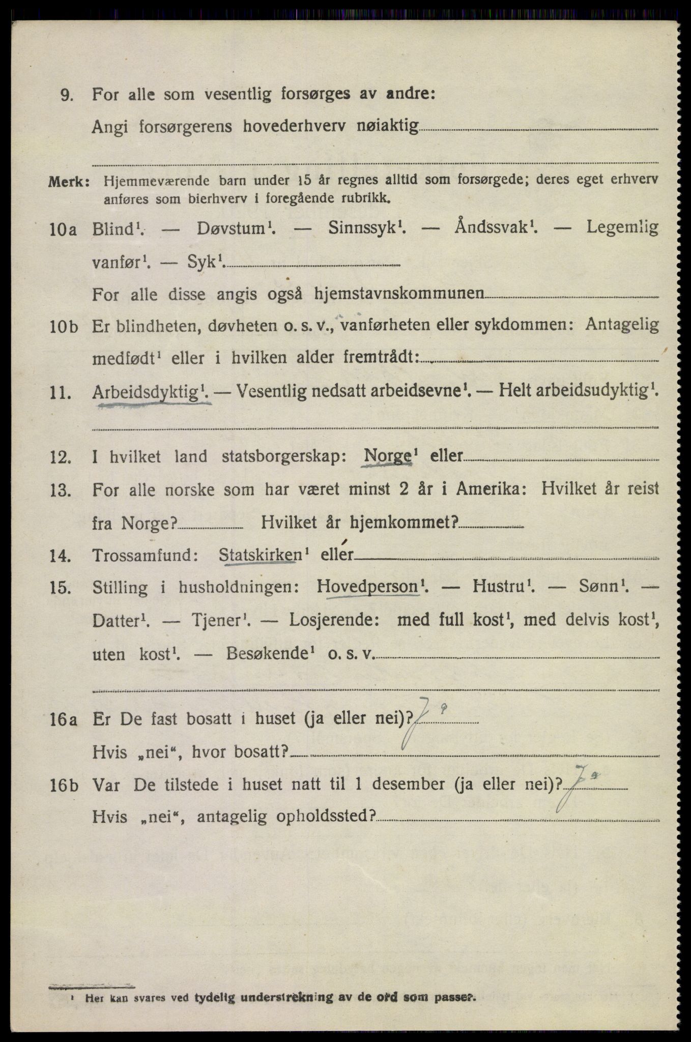 SAKO, 1920 census for Sandeherred, 1920, p. 19113