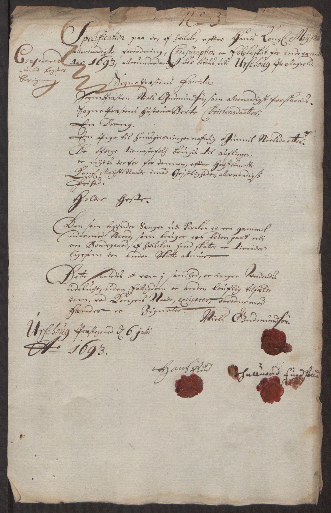 Rentekammeret inntil 1814, Reviderte regnskaper, Fogderegnskap, AV/RA-EA-4092/R11/L0578: Fogderegnskap Nedre Romerike, 1693, p. 200