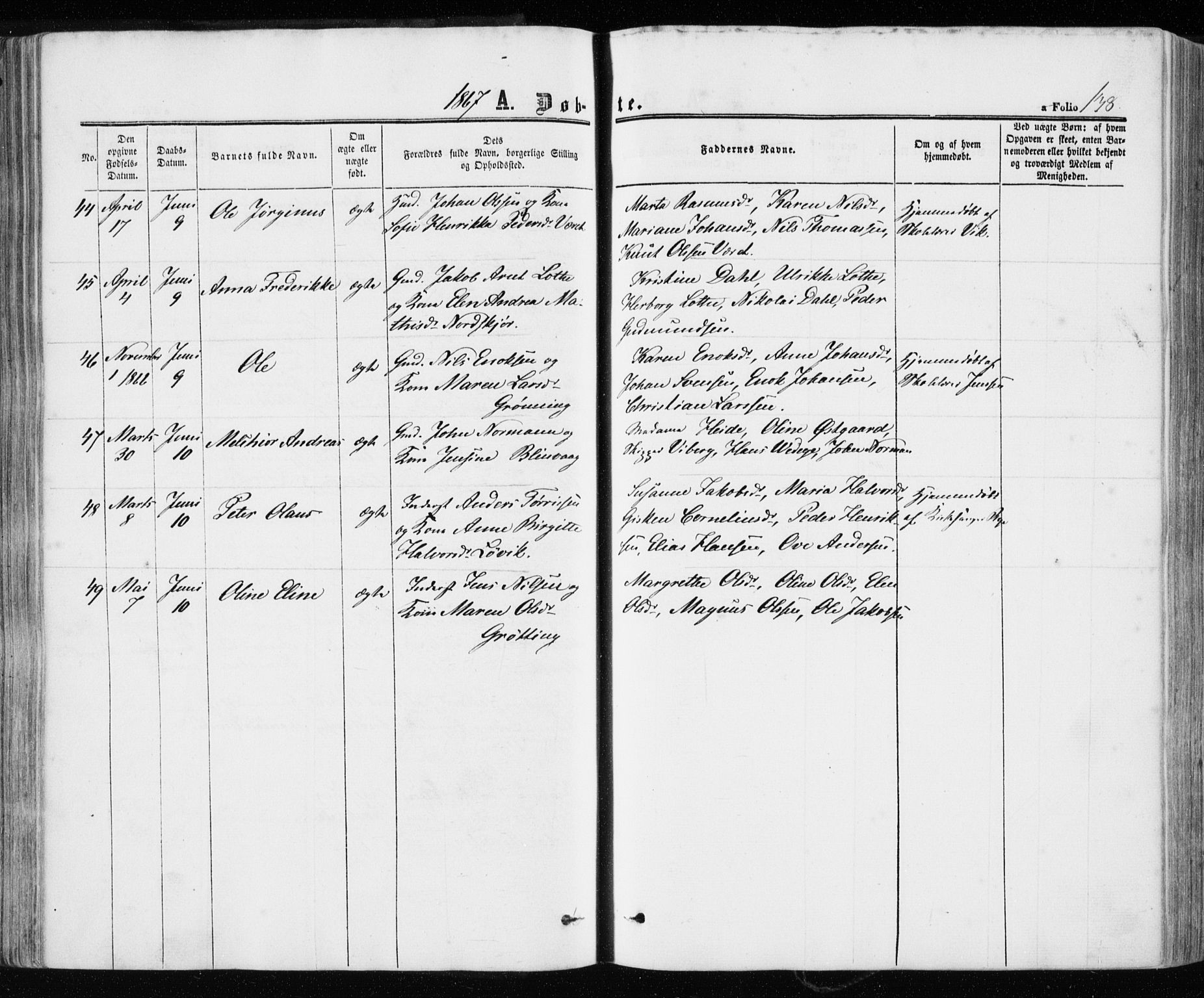 Ministerialprotokoller, klokkerbøker og fødselsregistre - Sør-Trøndelag, SAT/A-1456/657/L0705: Parish register (official) no. 657A06, 1858-1867, p. 138