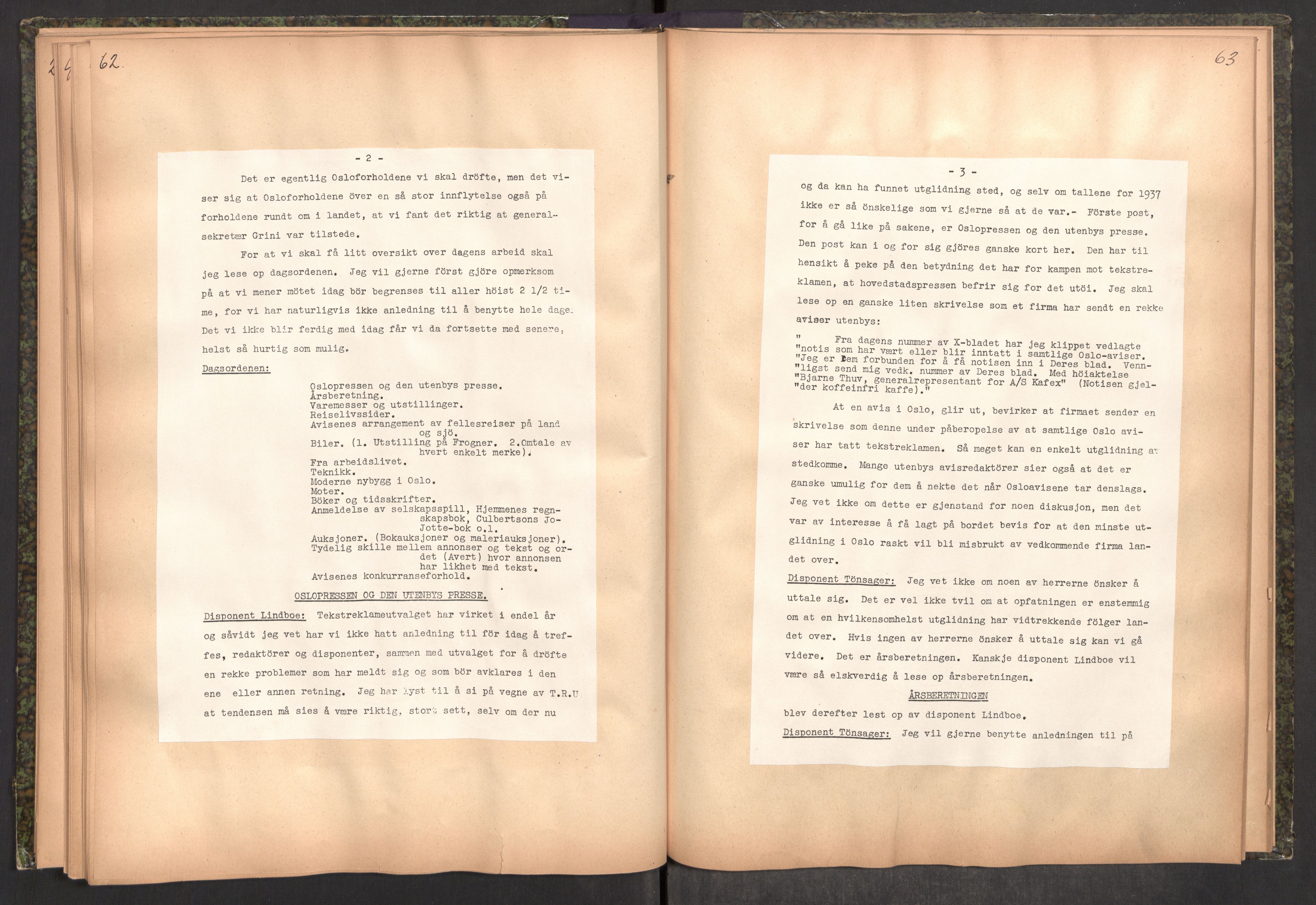 Tekstreklameutvalget, RA/PA-0854/A/Aa/L0002: Møtereferat, 1933-1938, p. 62-63