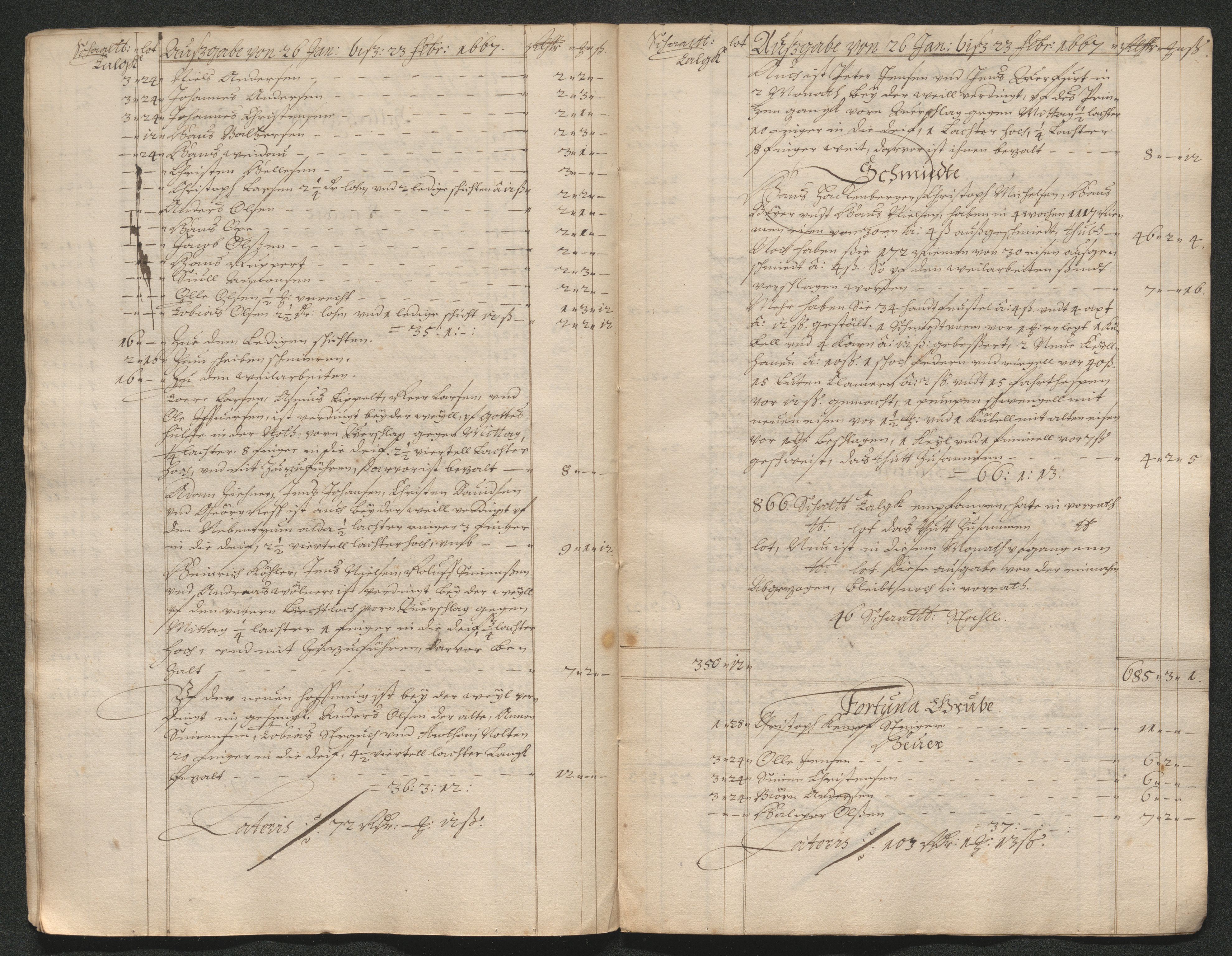 Kongsberg Sølvverk 1623-1816, AV/SAKO-EA-3135/001/D/Dc/Dcd/L0040: Utgiftsregnskap for gruver m.m., 1667, p. 866