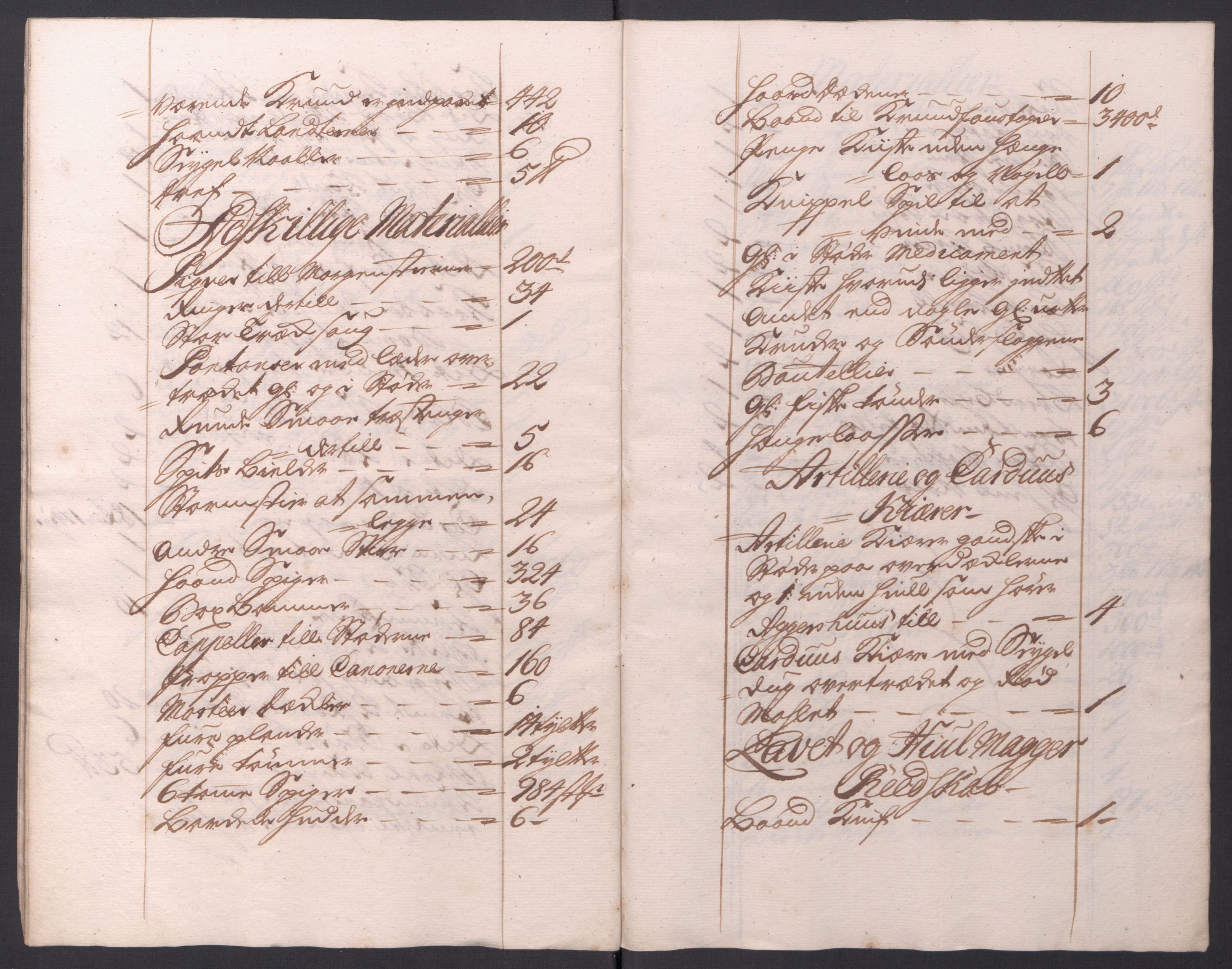 Kommanderende general (KG I) med Det norske krigsdirektorium, AV/RA-EA-5419/D/L0154: Fredriksten festning: Brev, inventarfortegnelser og regnskapsekstrakter, 1730-1739, p. 370