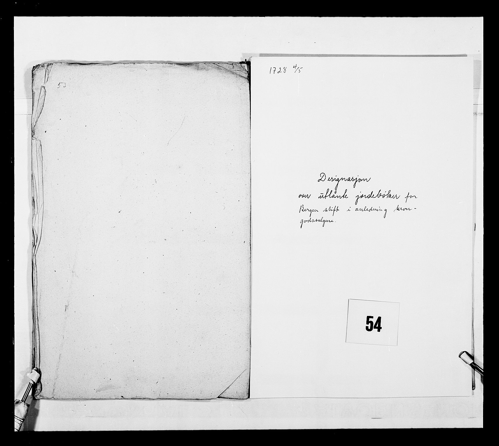 Stattholderembetet 1572-1771, AV/RA-EA-2870/Ek/L0040/0002: Jordebøker o.a. 1720-1728 vedkommende krongodset: / Dokumenter om krongods i Bergen bispedømme., 1726-1728, p. 19