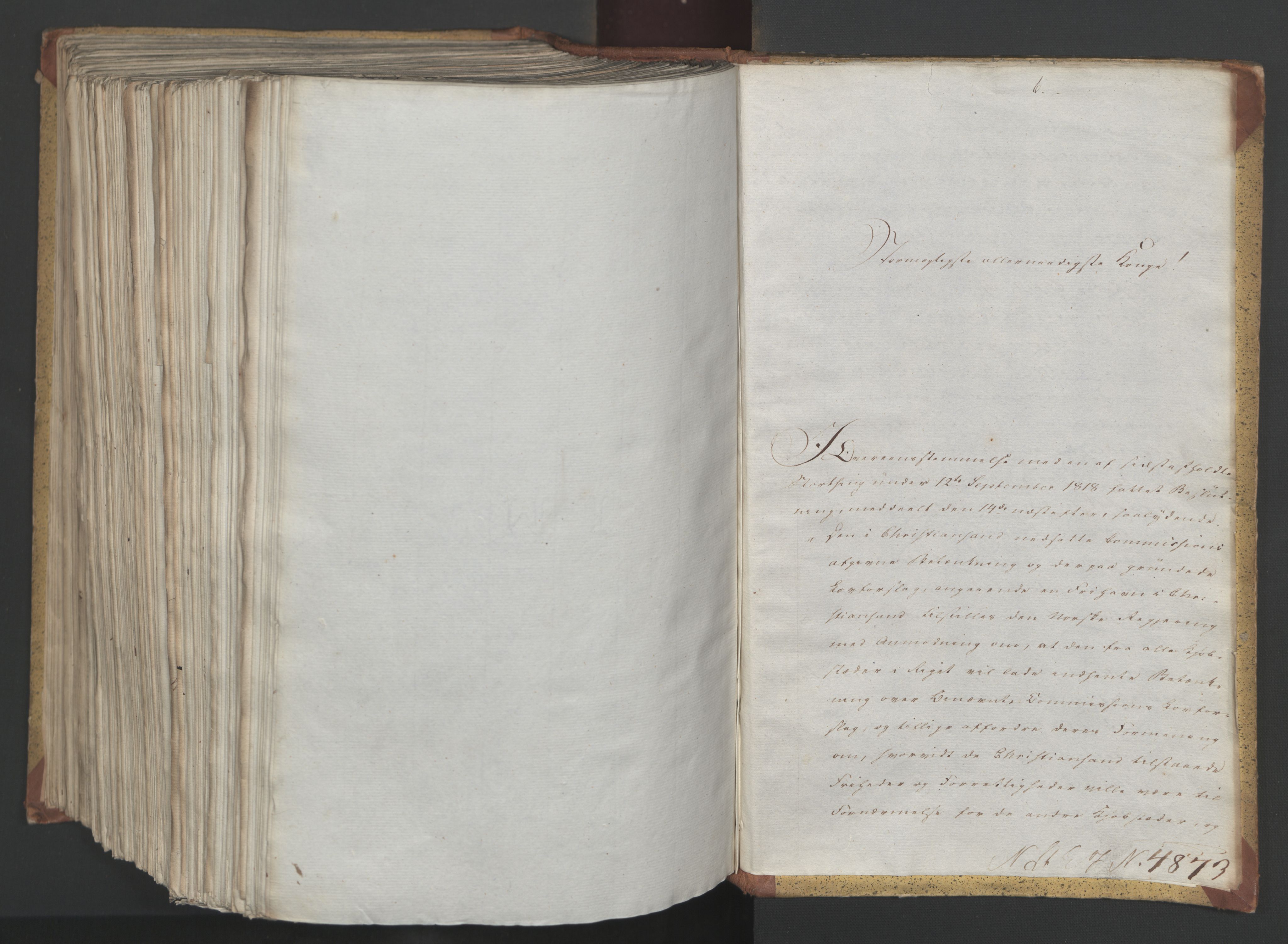 Statsrådsavdelingen i Stockholm, AV/RA-S-1003/D/Da/L0024: Regjeringsinnstillinger nr. 4663-4873, 1820, p. 599