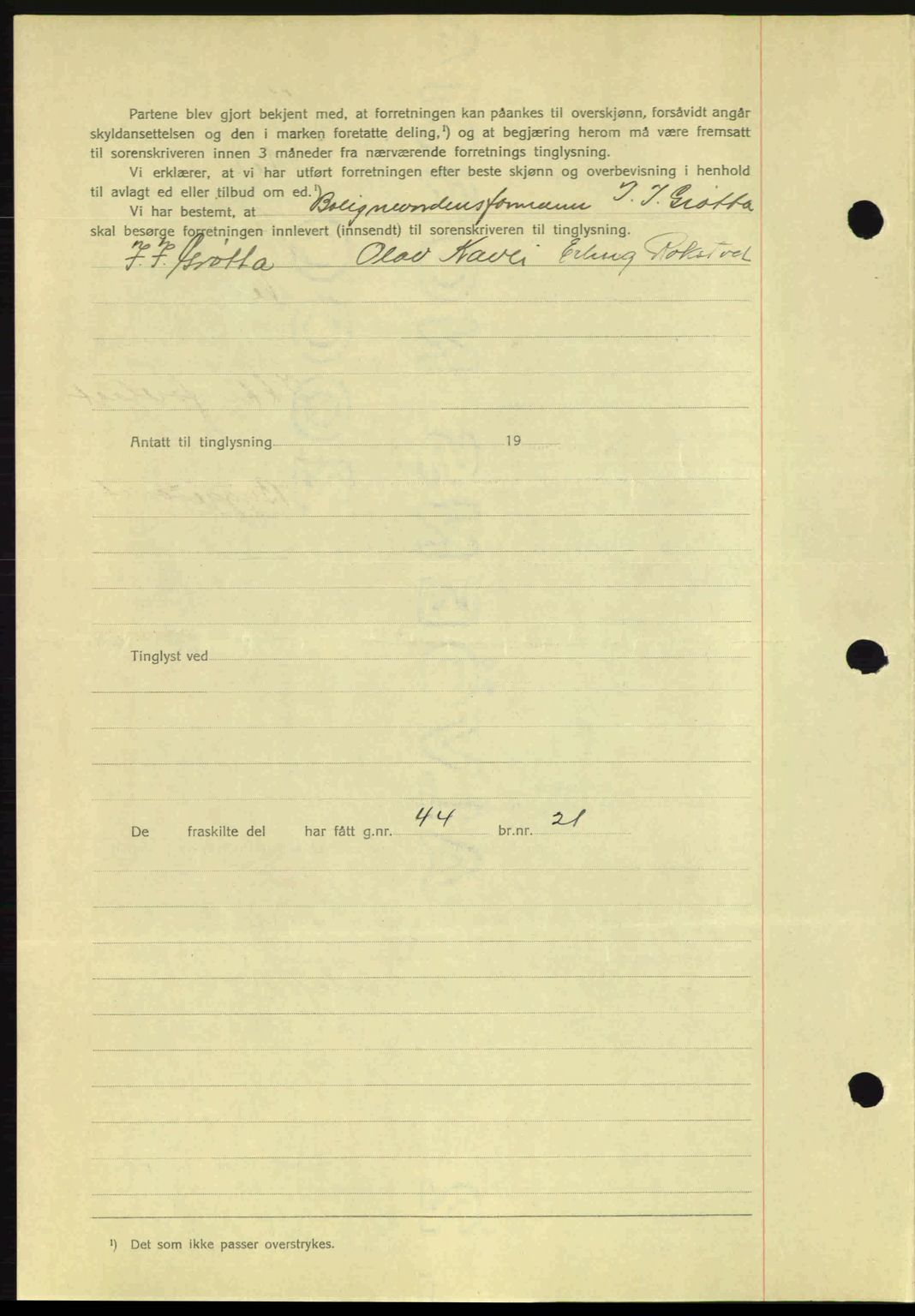 Romsdal sorenskriveri, AV/SAT-A-4149/1/2/2C: Mortgage book no. A6, 1938-1939, Diary no: : 211/1939