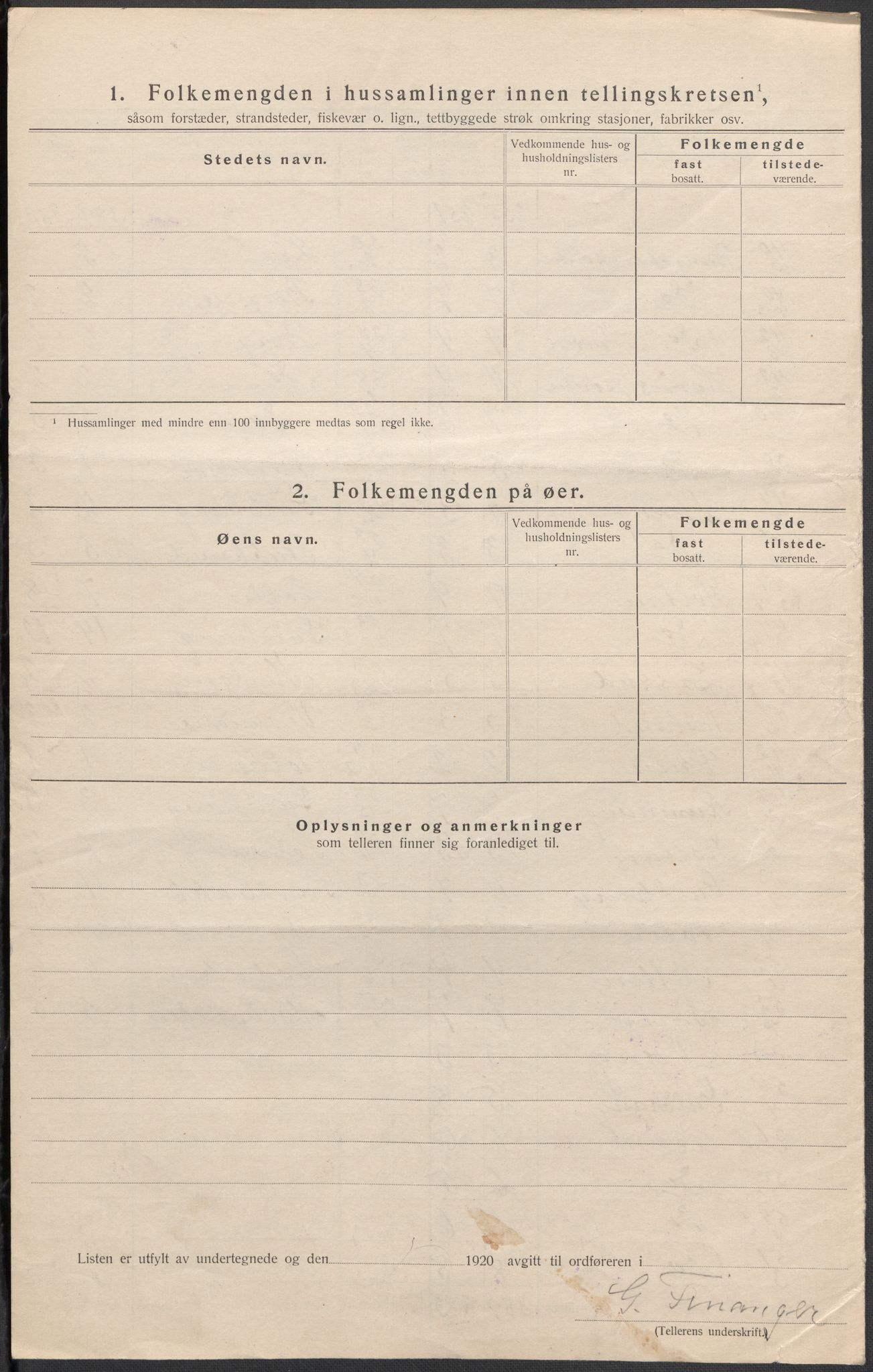 SAKO, 1920 census for Botne, 1920, p. 7