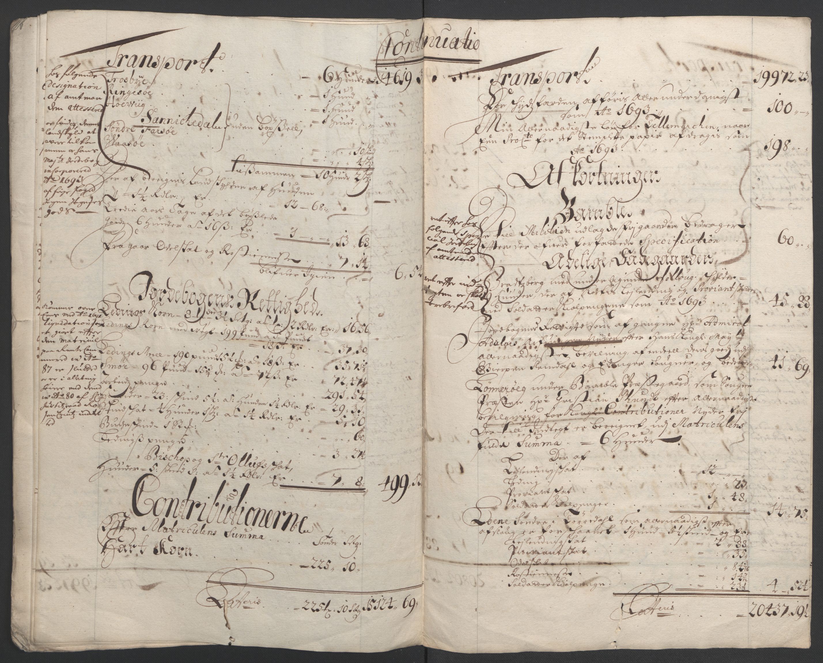 Rentekammeret inntil 1814, Reviderte regnskaper, Fogderegnskap, AV/RA-EA-4092/R36/L2092: Fogderegnskap Øvre og Nedre Telemark og Bamble, 1694, p. 18