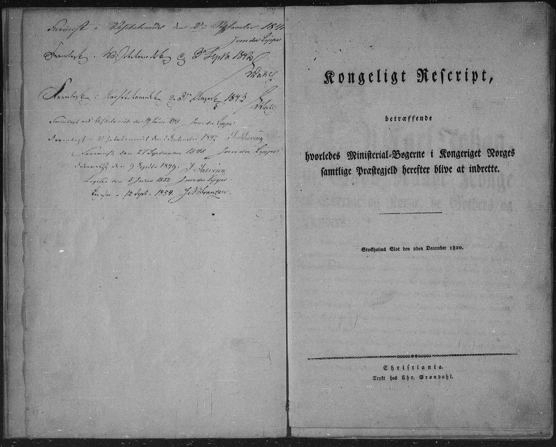 Vennesla sokneprestkontor, SAK/1111-0045/Fa/Fac/L0004: Parish register (official) no. A 4, 1834-1855