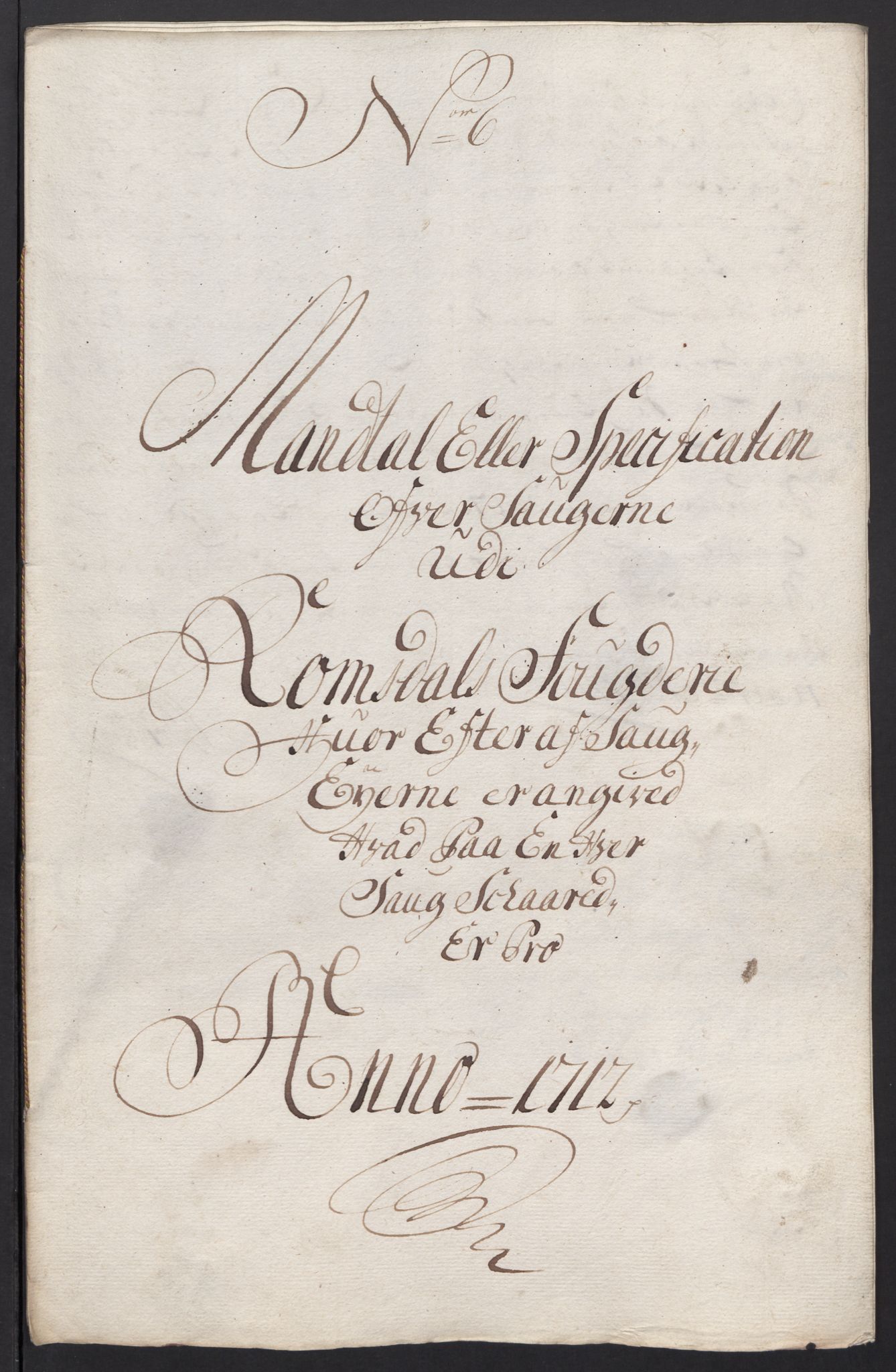 Rentekammeret inntil 1814, Reviderte regnskaper, Fogderegnskap, RA/EA-4092/R55/L3661: Fogderegnskap Romsdal, 1712, p. 87