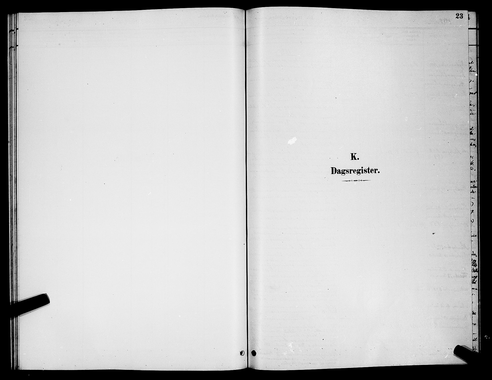 Vadsø sokneprestkontor, SATØ/S-1325/H/Hb/L0005klokker: Parish register (copy) no. 5, 1885-1901, p. 23