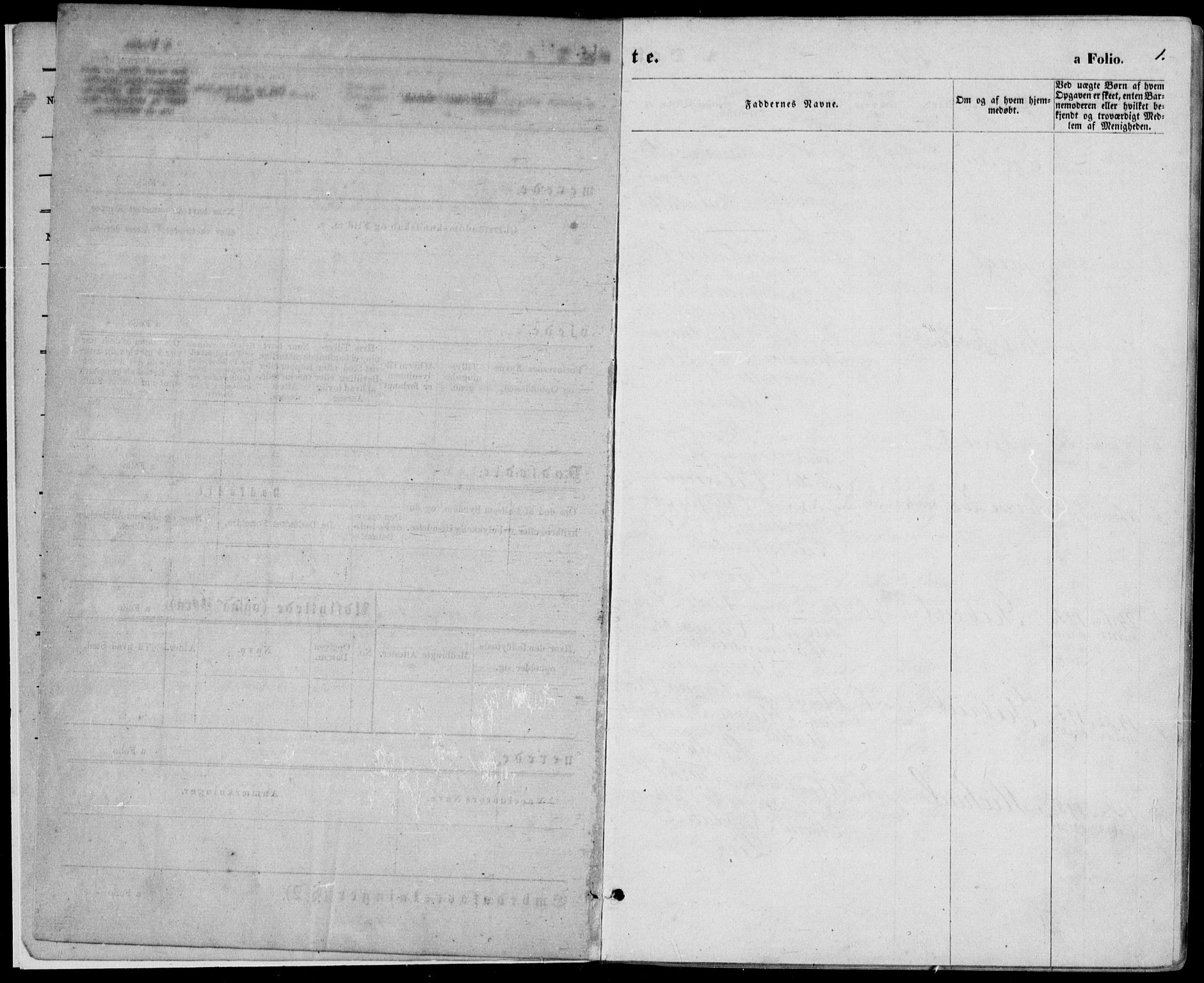 Lyngdal sokneprestkontor, AV/SAK-1111-0029/F/Fa/Fac/L0010: Parish register (official) no. A 10, 1865-1878, p. 1