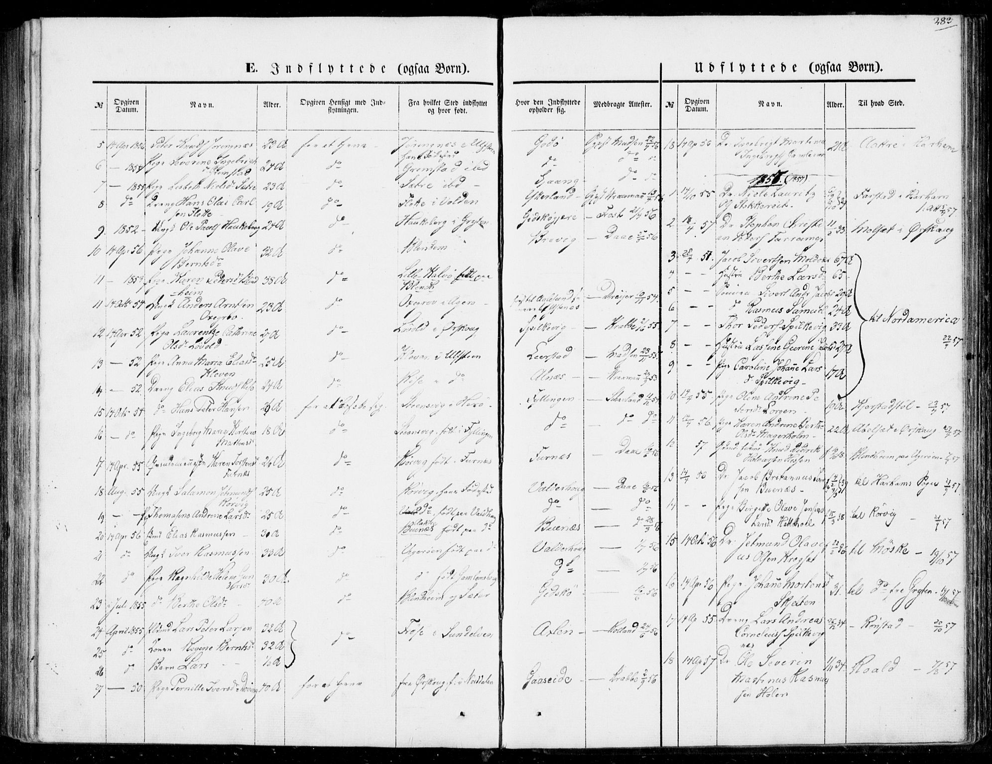 Ministerialprotokoller, klokkerbøker og fødselsregistre - Møre og Romsdal, AV/SAT-A-1454/528/L0397: Parish register (official) no. 528A08, 1848-1858, p. 283