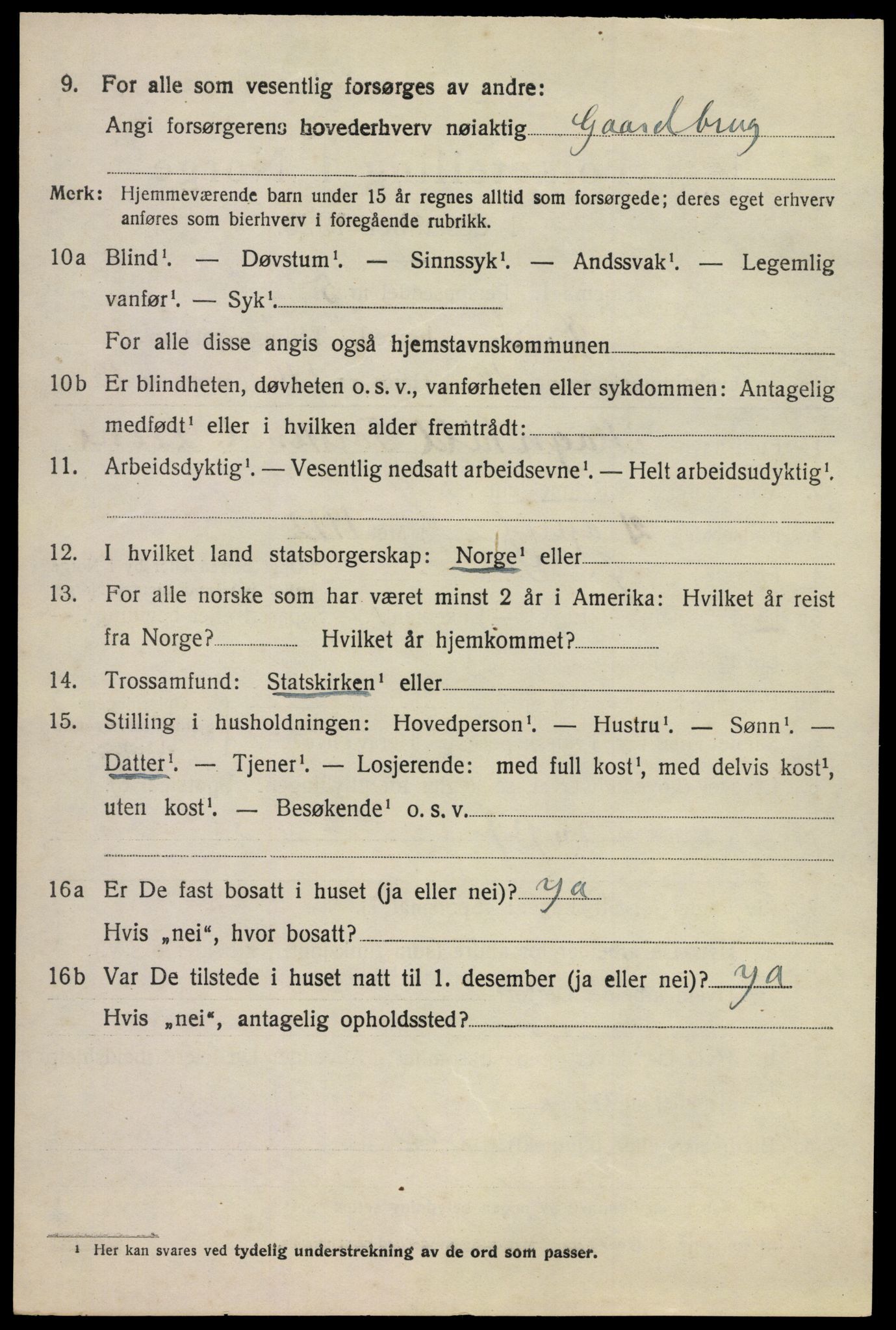 SAKO, 1920 census for Øvre Sandsvær, 1920, p. 5727