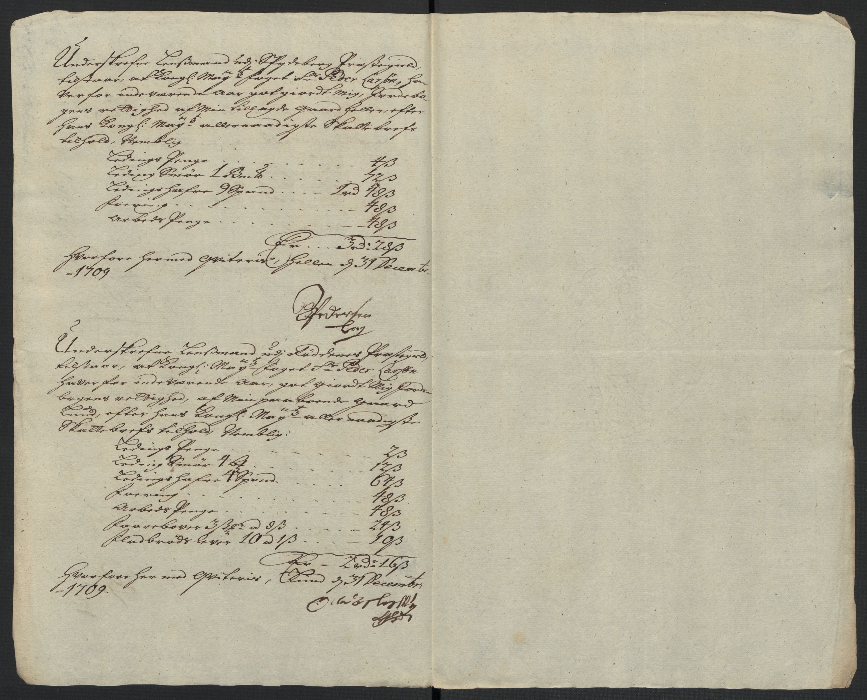 Rentekammeret inntil 1814, Reviderte regnskaper, Fogderegnskap, AV/RA-EA-4092/R07/L0301: Fogderegnskap Rakkestad, Heggen og Frøland, 1709, p. 265