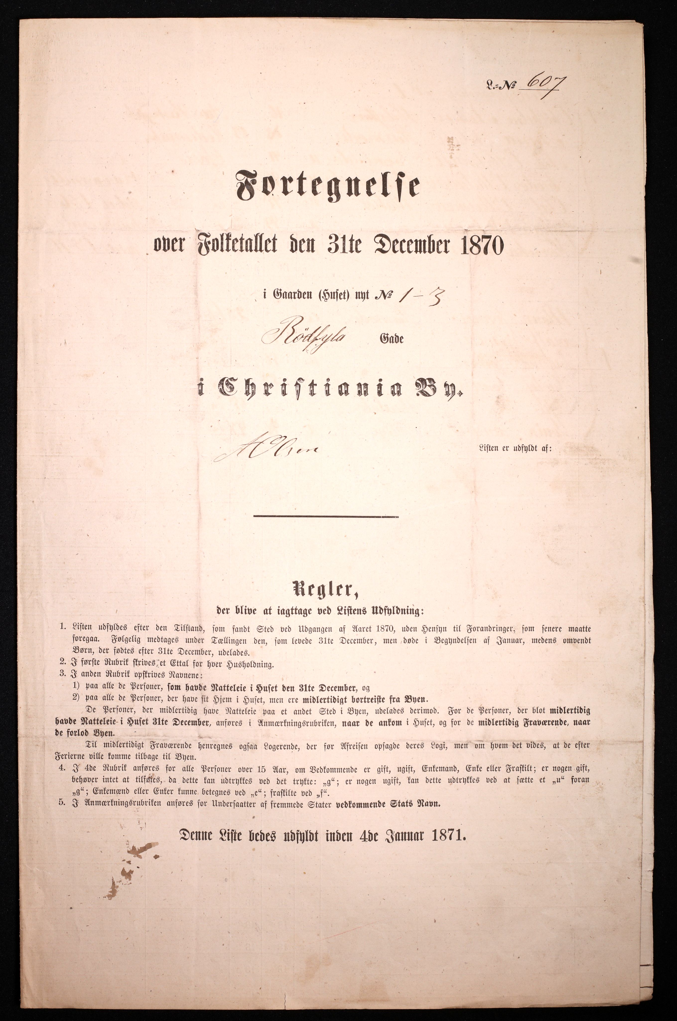 RA, 1870 census for 0301 Kristiania, 1870, p. 3017