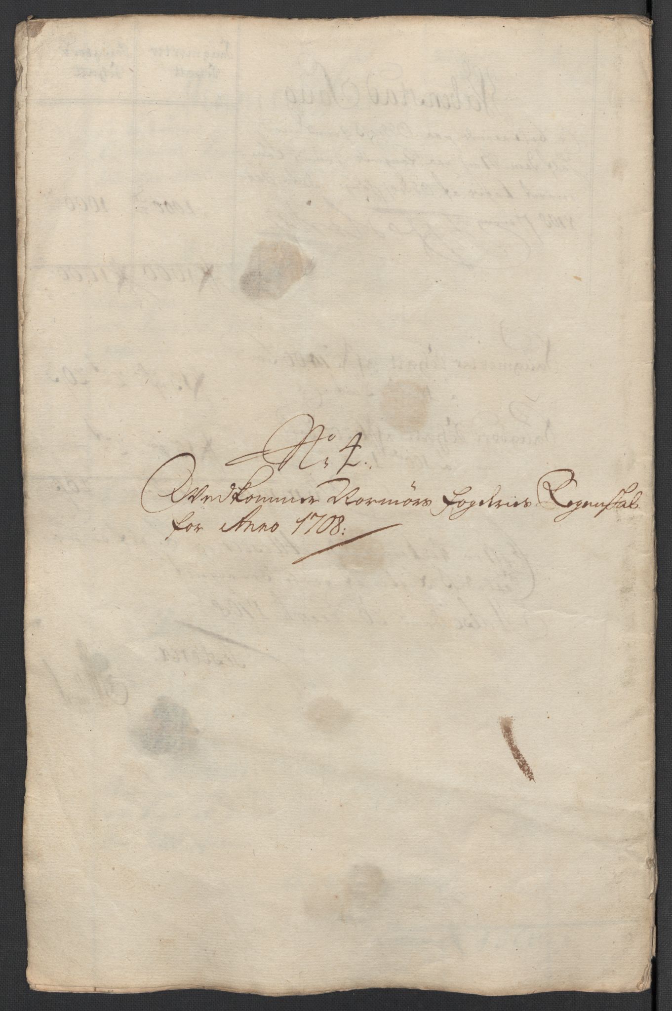 Rentekammeret inntil 1814, Reviderte regnskaper, Fogderegnskap, RA/EA-4092/R56/L3743: Fogderegnskap Nordmøre, 1708, p. 84
