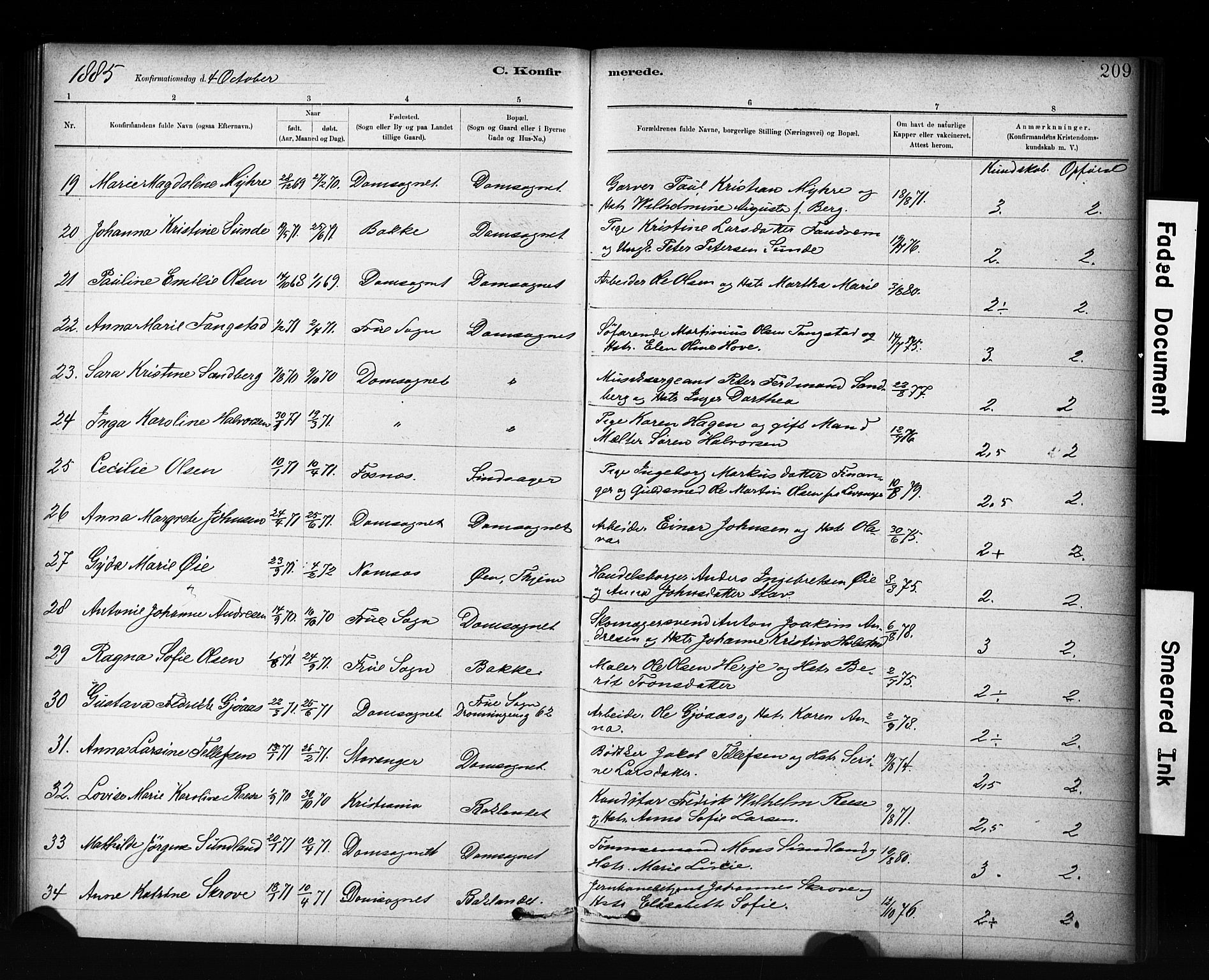 Ministerialprotokoller, klokkerbøker og fødselsregistre - Sør-Trøndelag, SAT/A-1456/601/L0071: Curate's parish register no. 601B04, 1882-1931, p. 209