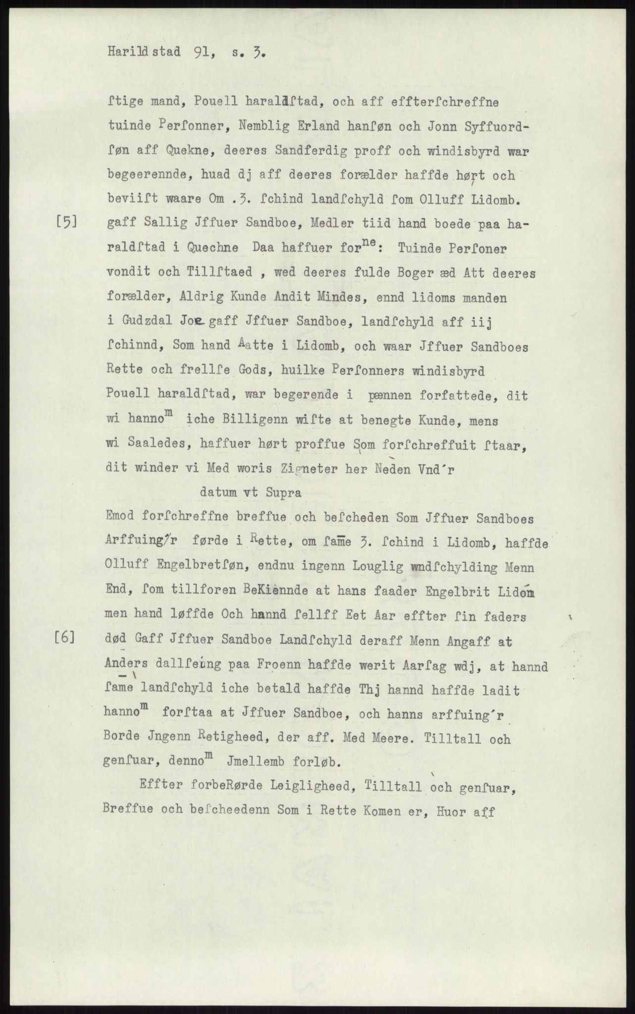 Samlinger til kildeutgivelse, Diplomavskriftsamlingen, AV/RA-EA-4053/H/Ha, p. 2818