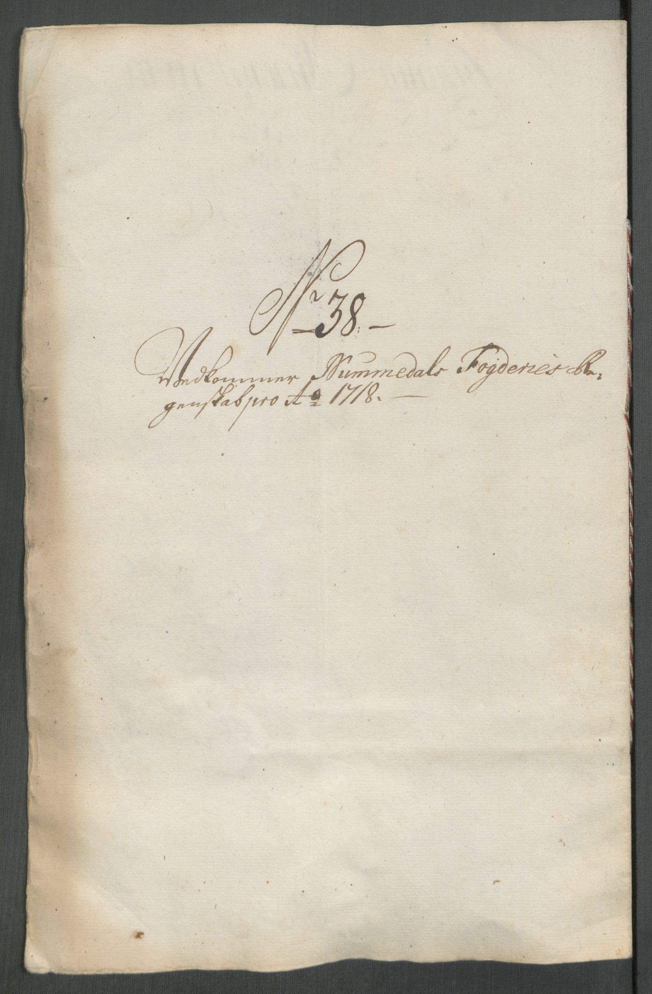 Rentekammeret inntil 1814, Reviderte regnskaper, Fogderegnskap, RA/EA-4092/R64/L4439: Fogderegnskap Namdal, 1718, p. 238