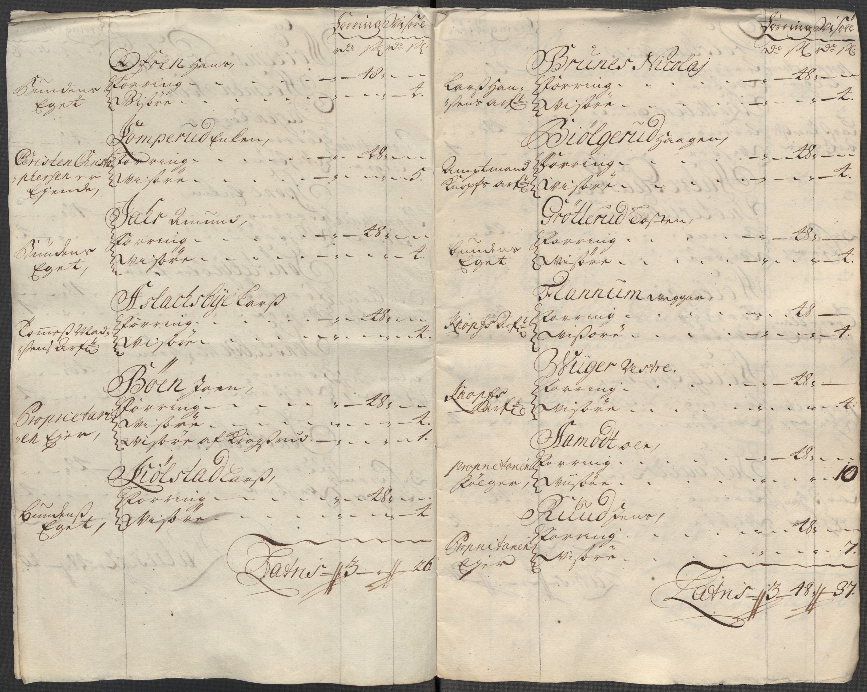 Rentekammeret inntil 1814, Reviderte regnskaper, Fogderegnskap, AV/RA-EA-4092/R31/L1712: Fogderegnskap Hurum, Røyken, Eiker, Lier og Buskerud, 1718, p. 265